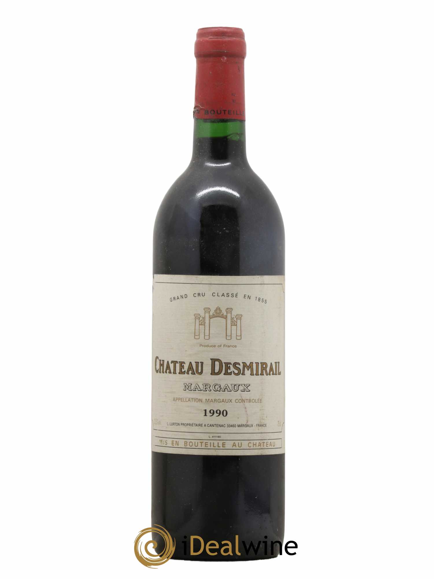 Château Desmirail 3ème Grand Cru Classé 1990 - Lot de 1 bouteille - 0