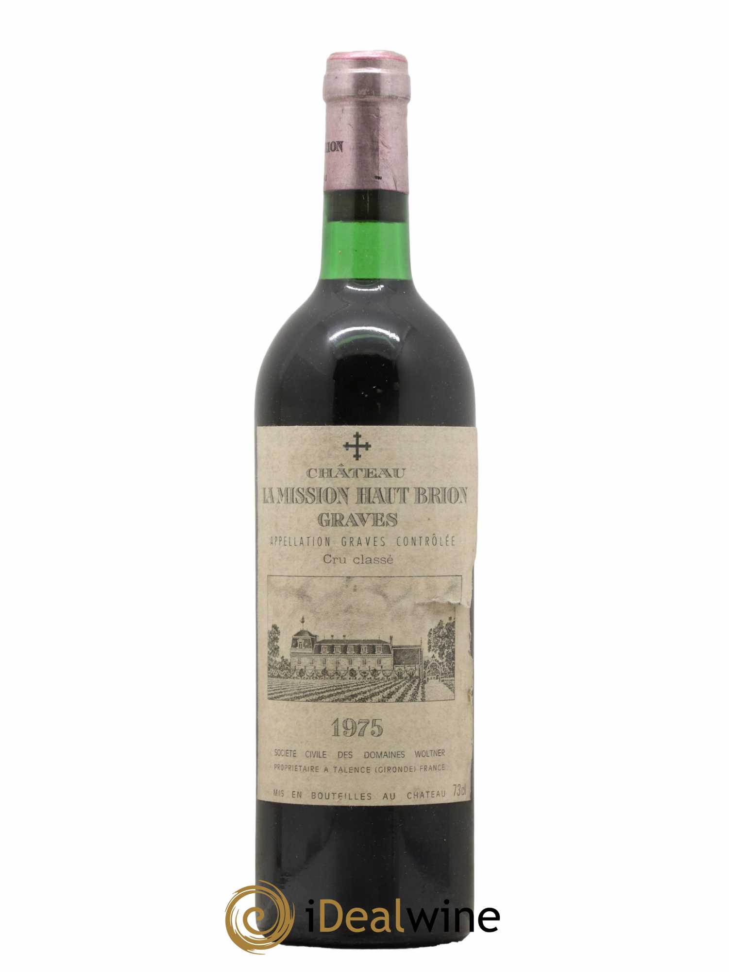 Château la Mission Haut-Brion Cru Classé de Graves 1975 - Lot de 1 bouteille - 0