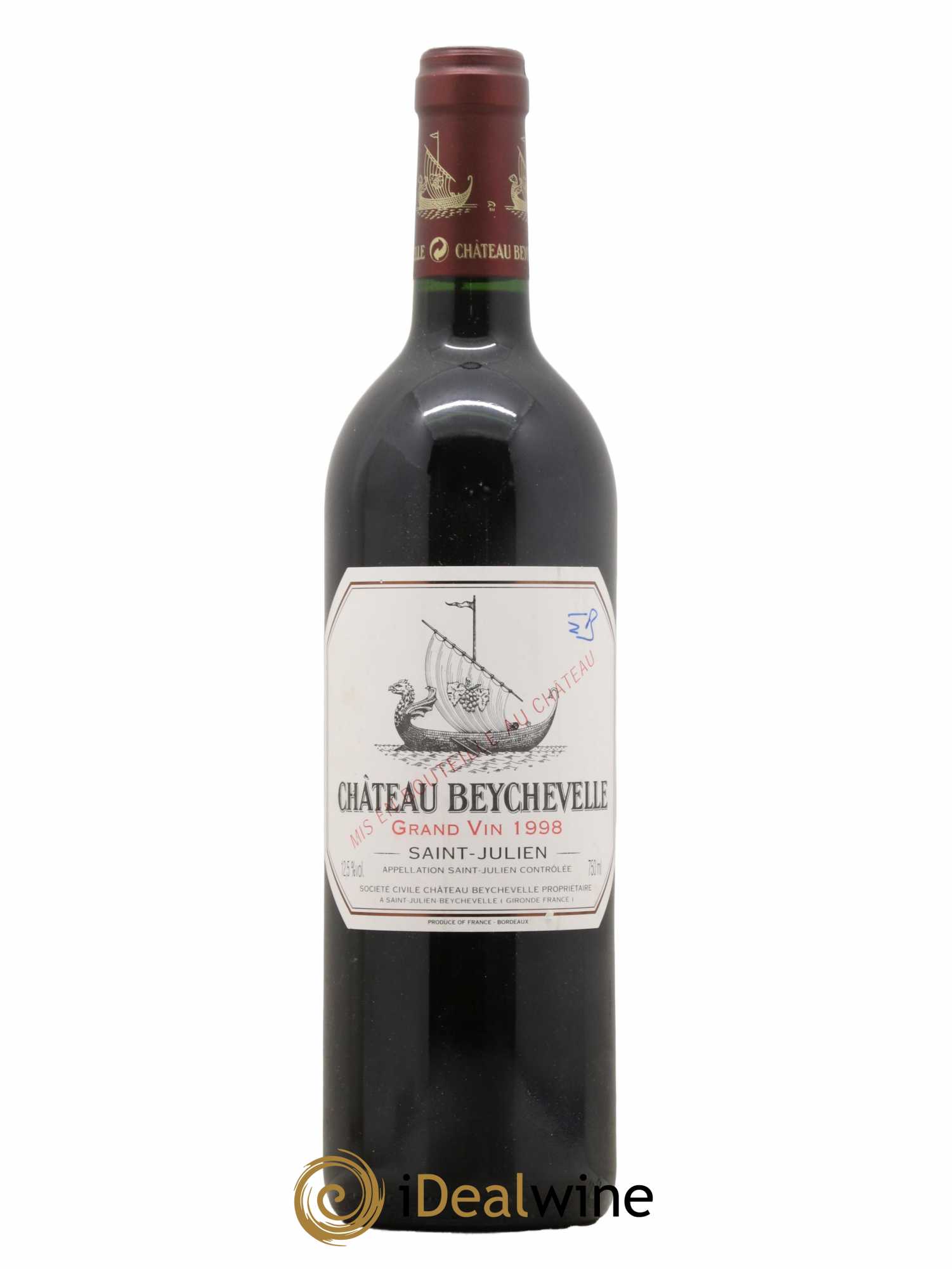 Château Beychevelle 4ème Grand Cru Classé 1998 - Lot de 1 bouteille - 0