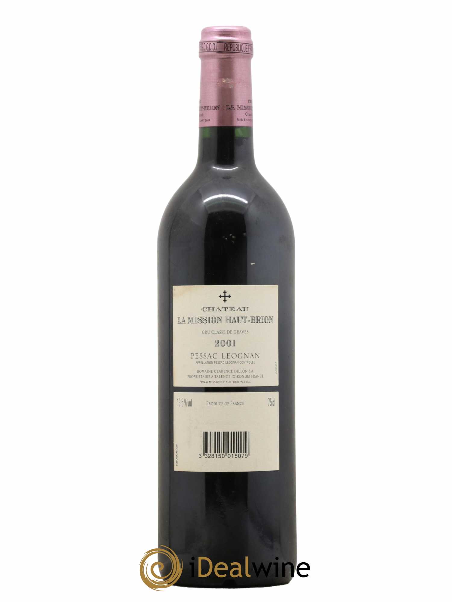 Château la Mission Haut-Brion Cru Classé de Graves 2001 - Posten von 1 Flasche - 1