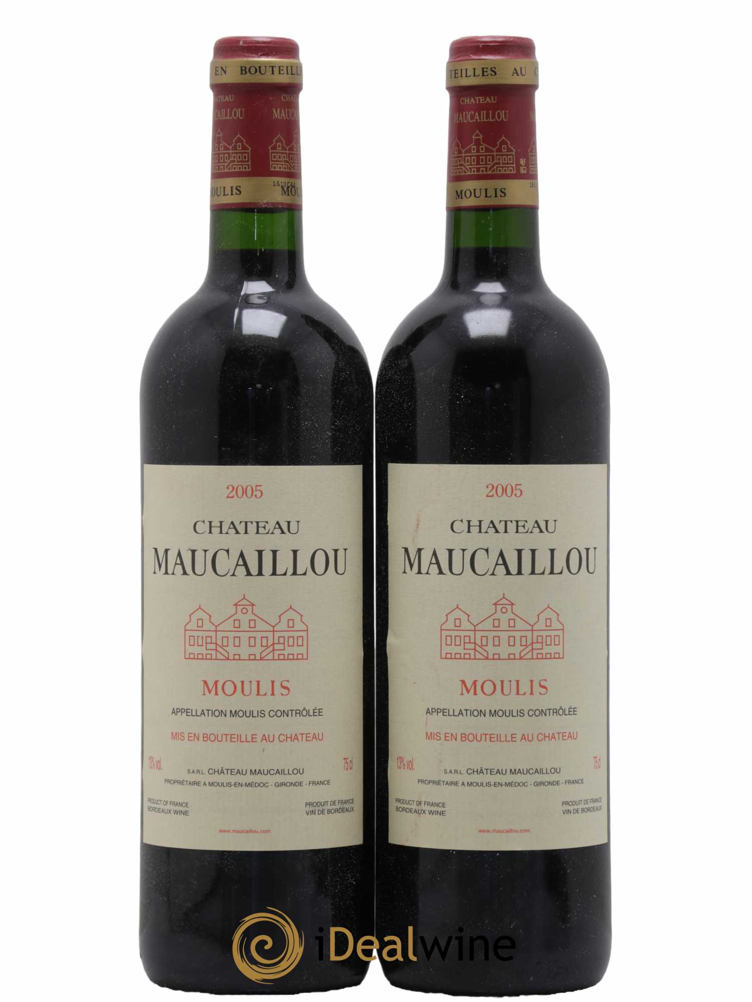 Château Maucaillou 2005 - Lot de 2 bouteilles - 0