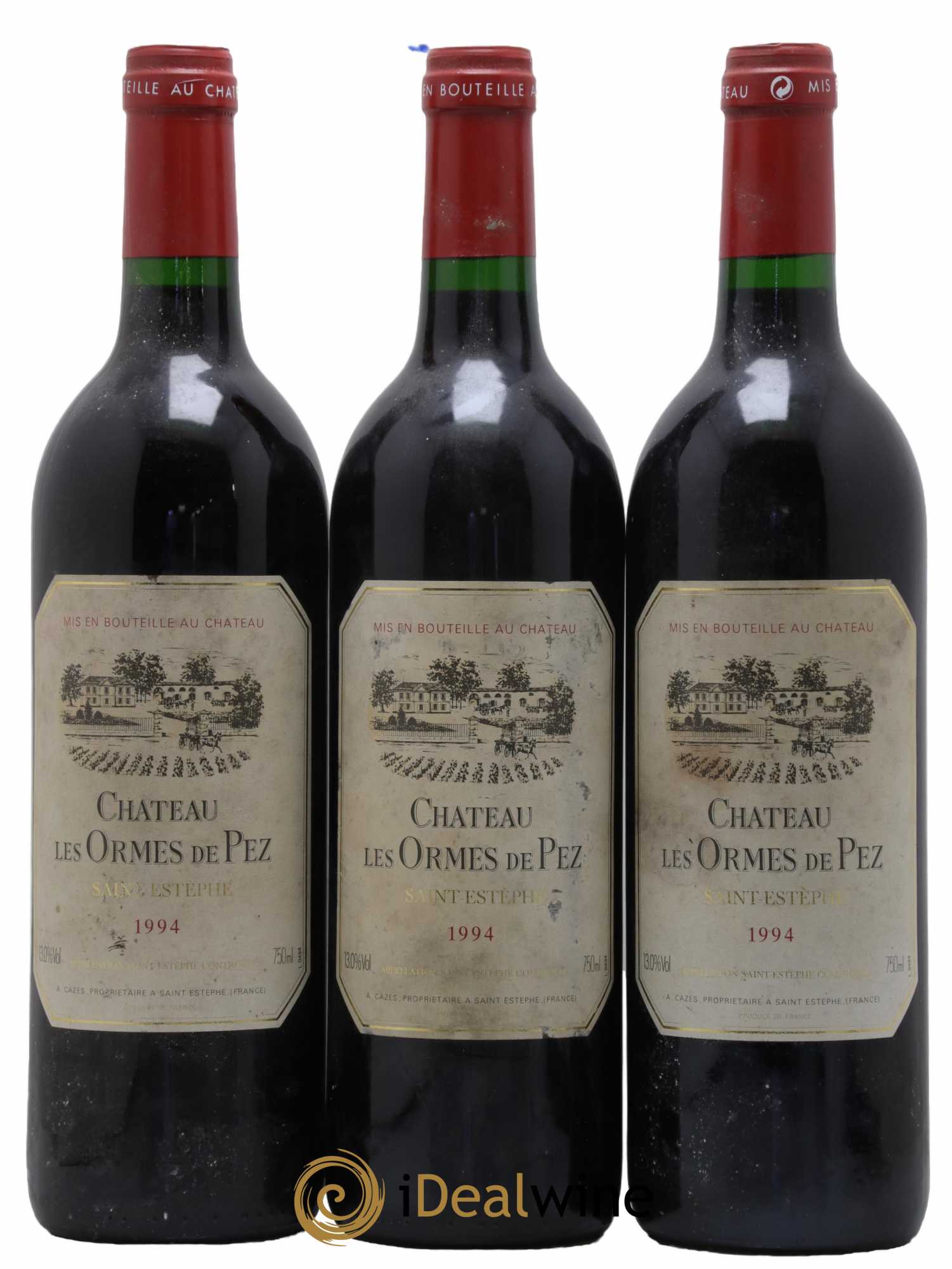 Château les Ormes de Pez 1994 - Lot de 3 bouteilles - 0
