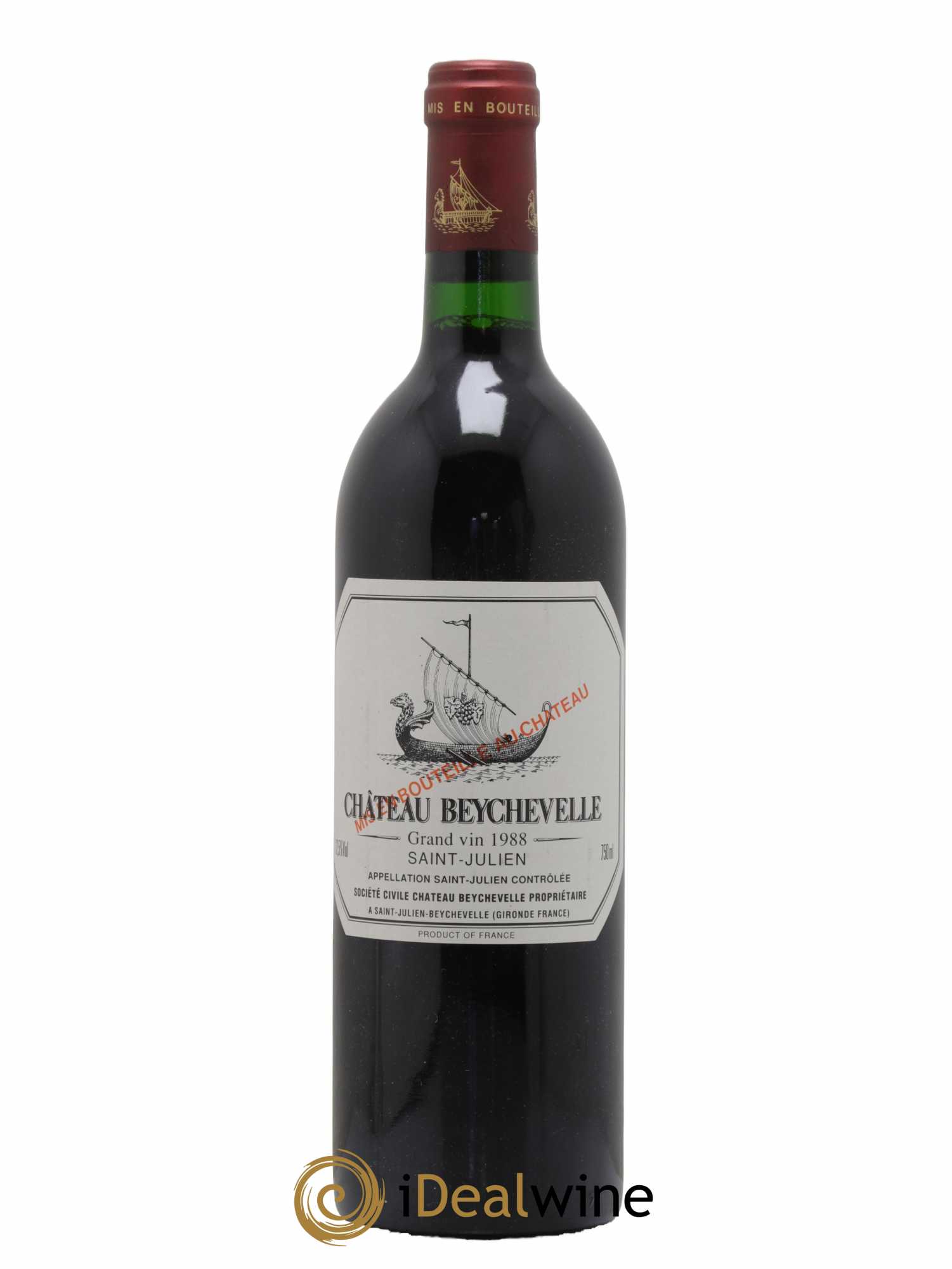 Château Beychevelle 4ème Grand Cru Classé 1988 - Lot de 1 bouteille - 0