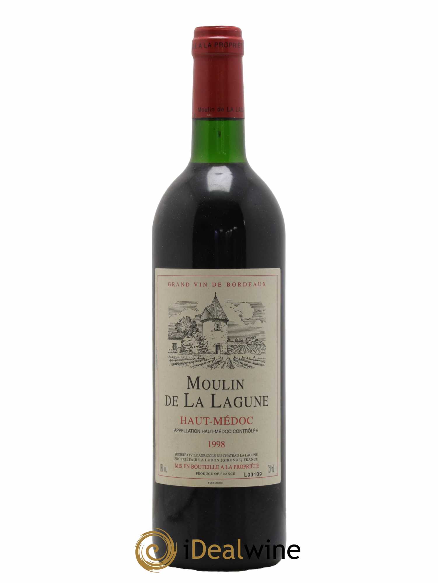 Moulin de La Lagune Second Vin 1998 - Lot de 1 bouteille - 0