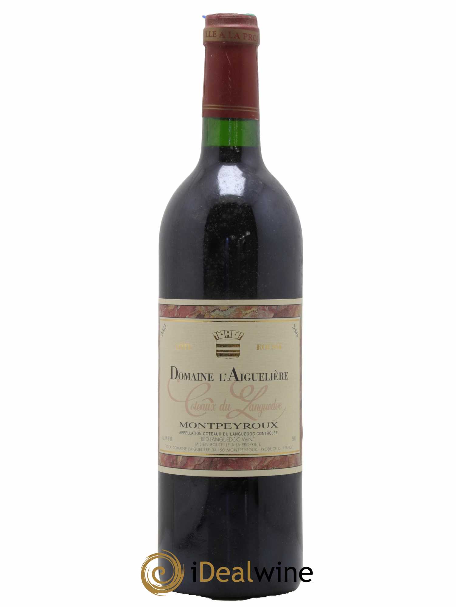 Languedoc Montpeyroux Domaine de l' Aiguelière Cote Rousse A. Commeyras 2003 - Lot de 1 bouteille - 0