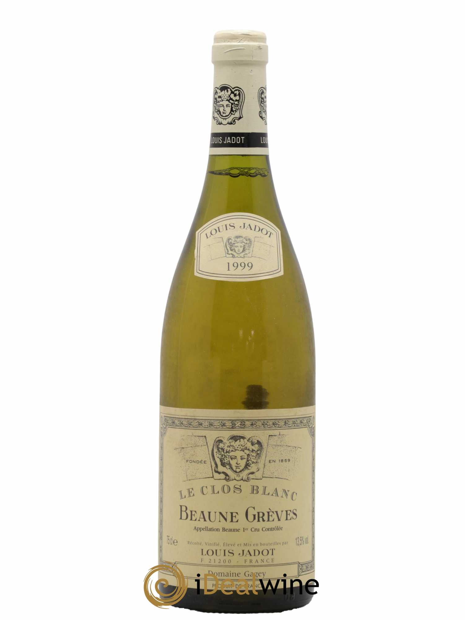Beaune 1er Cru Grèves Le Clos Blanc Domaine Gagey - Louis Jadot 1999 - Lot de 1 bouteille - 0