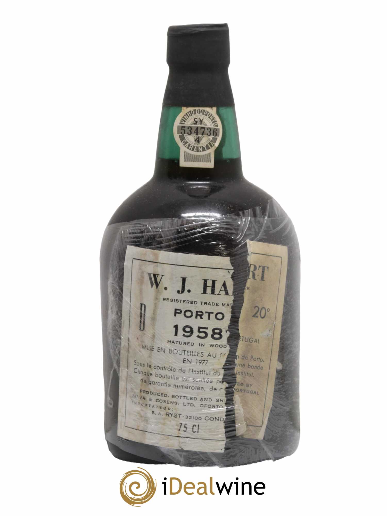 Porto Colheita Mise 1977 WJ Hart 1958 - Lot de 1 bouteille - 0