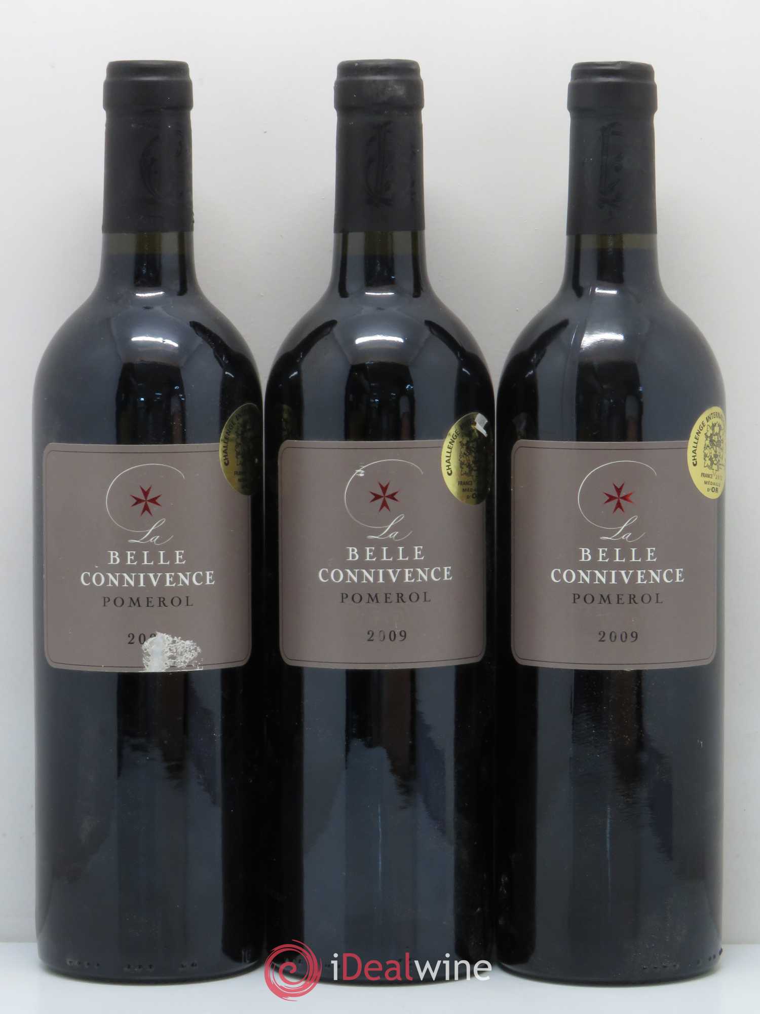 Pomerol Château La Belle Connivence 2009 - Posten von 3 Flaschen - 0