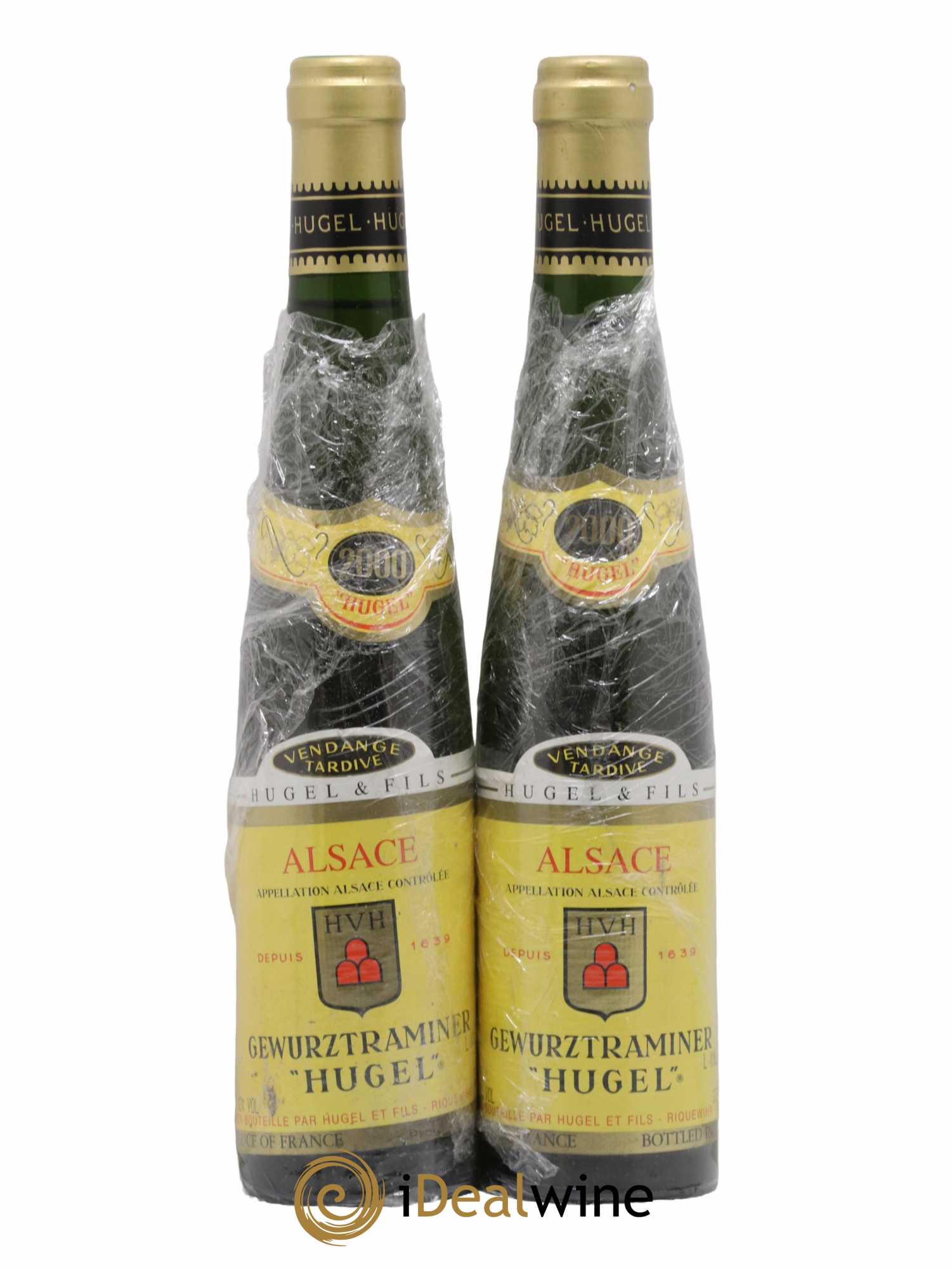 Gewurztraminer Vendanges Tardives Hugel (Domaine) 2000 - Posten von 2 Demi-Flaschen - 0