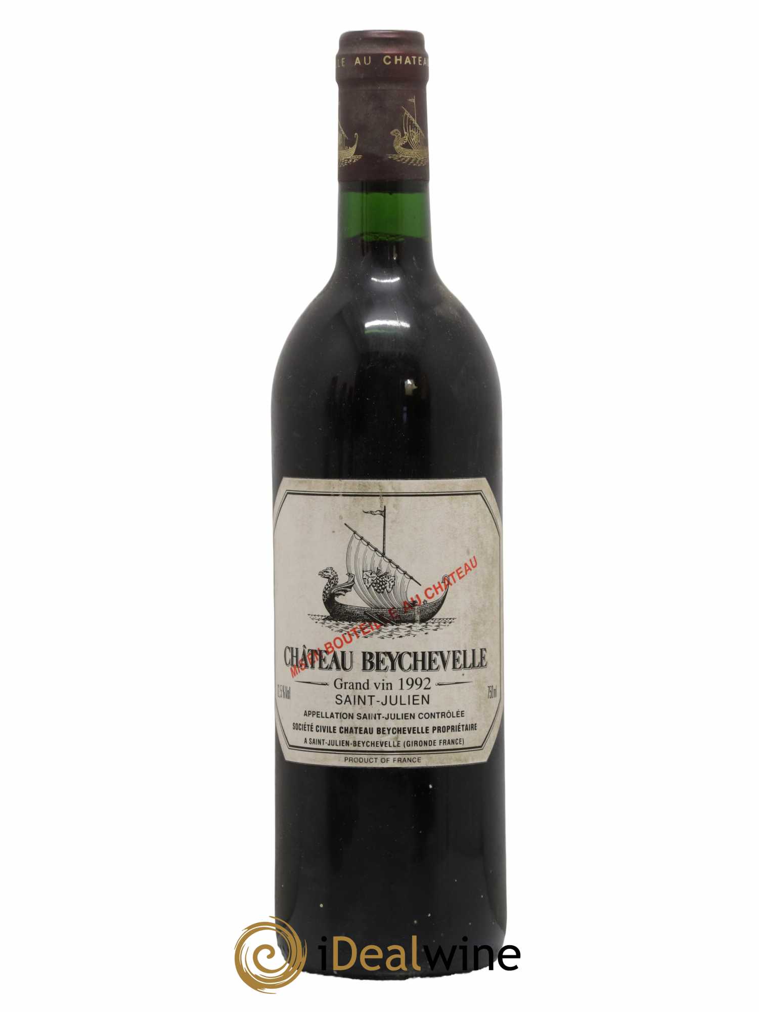 Château Beychevelle 4ème Grand Cru Classé 1992 - Lot de 1 bouteille - 0