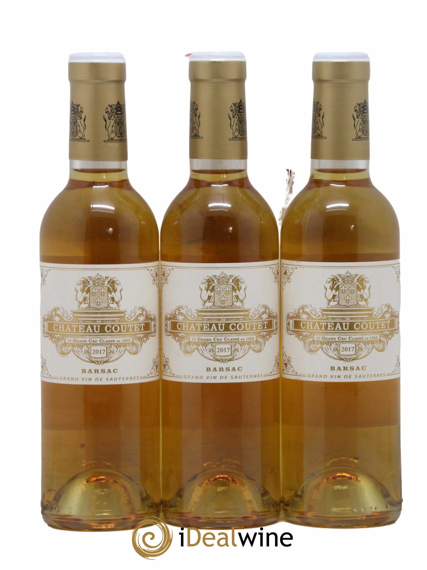Château Coutet 1er Grand Cru Classé 2017 - Posten von 3 Demi-Flaschen - 0