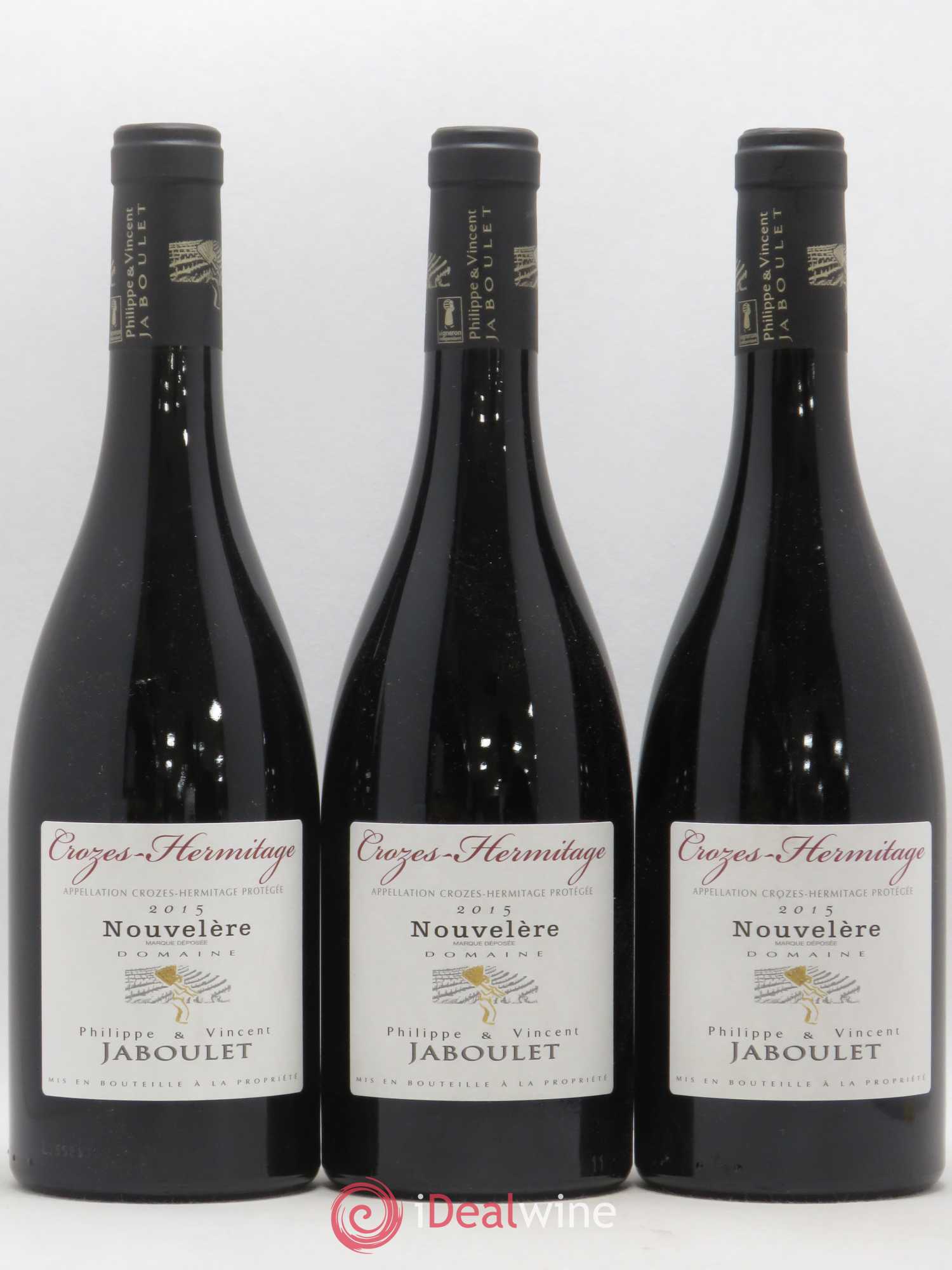 Crozes-Hermitage Nouvelère Philippe et Vicent Jaboulet 2015 - Posten von 3 Flaschen - 0