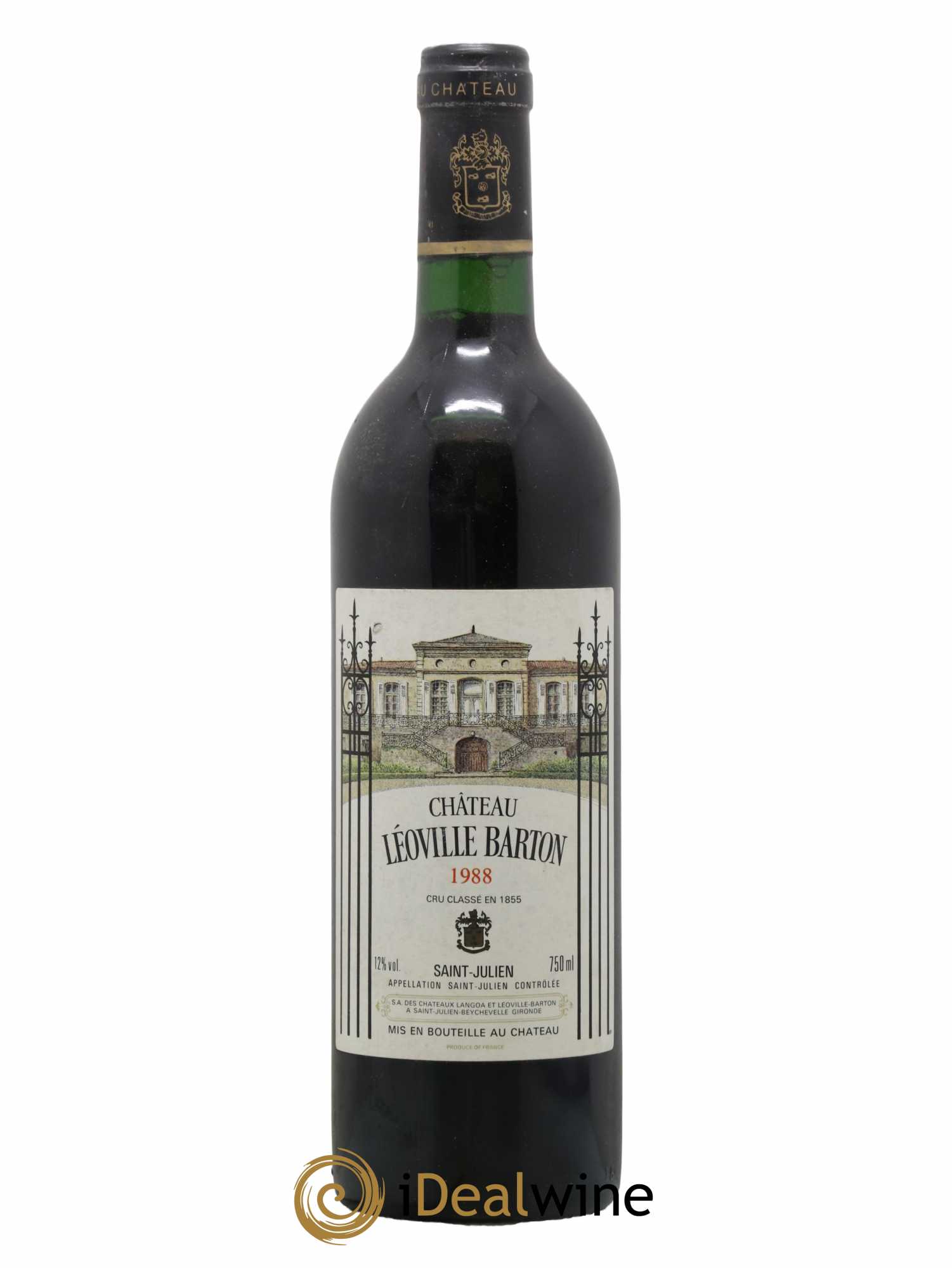 Château Léoville Barton 2ème Grand Cru Classé 1988 - Lot de 1 bouteille - 0