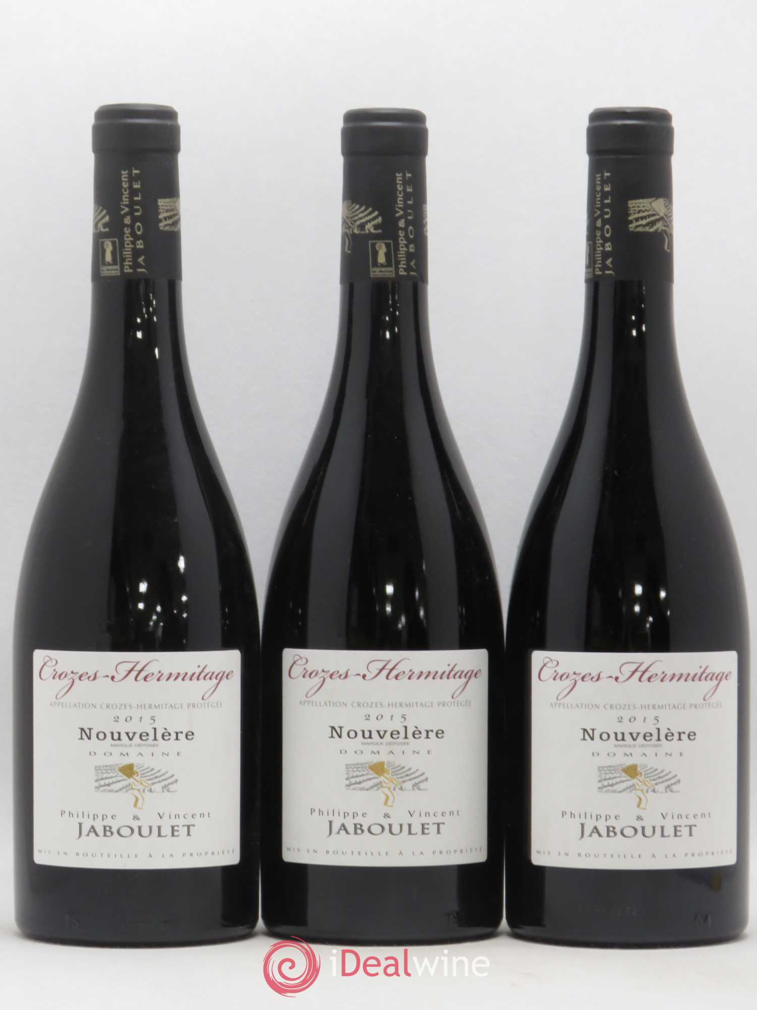 Crozes-Hermitage Nouvelère Philippe et Vicent Jaboulet 2015 - Posten von 3 Flaschen - 0