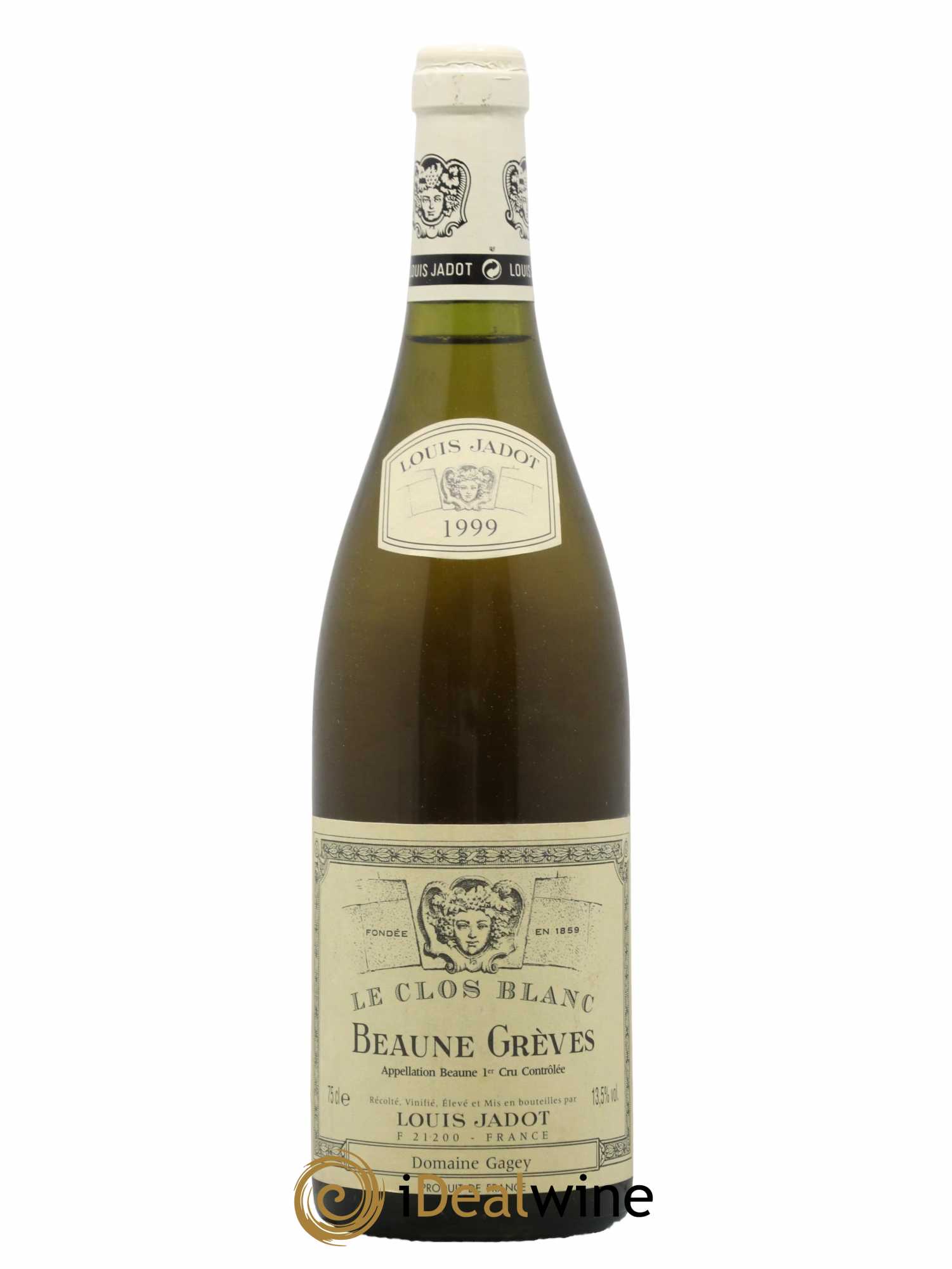 Beaune 1er Cru Grèves Le Clos Blanc Domaine Gagey - Louis Jadot 1999 - Lot de 1 bouteille - 0