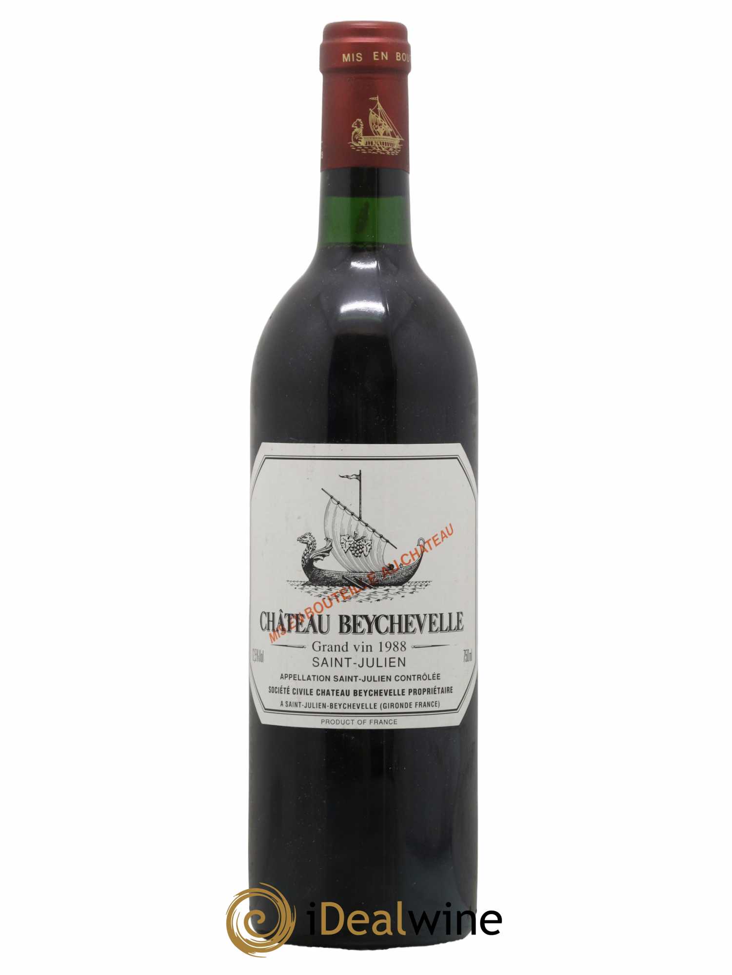Château Beychevelle 4ème Grand Cru Classé 1988 - Lot of 1 bottle - 0