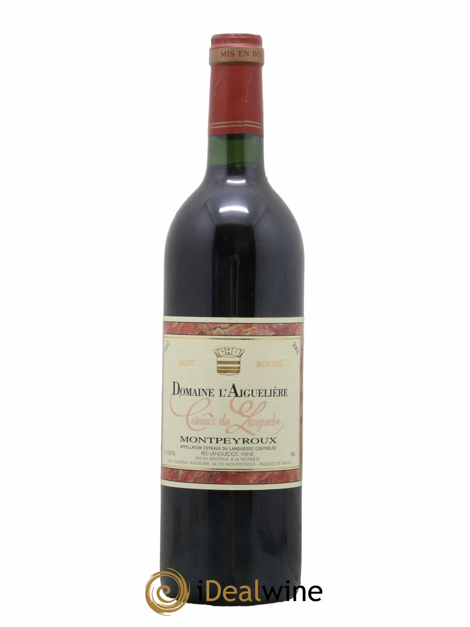 Languedoc Montpeyroux Domaine de l' Aiguelière Cote Rousse A. Commeyras 2002 - Lot de 1 bouteille - 0