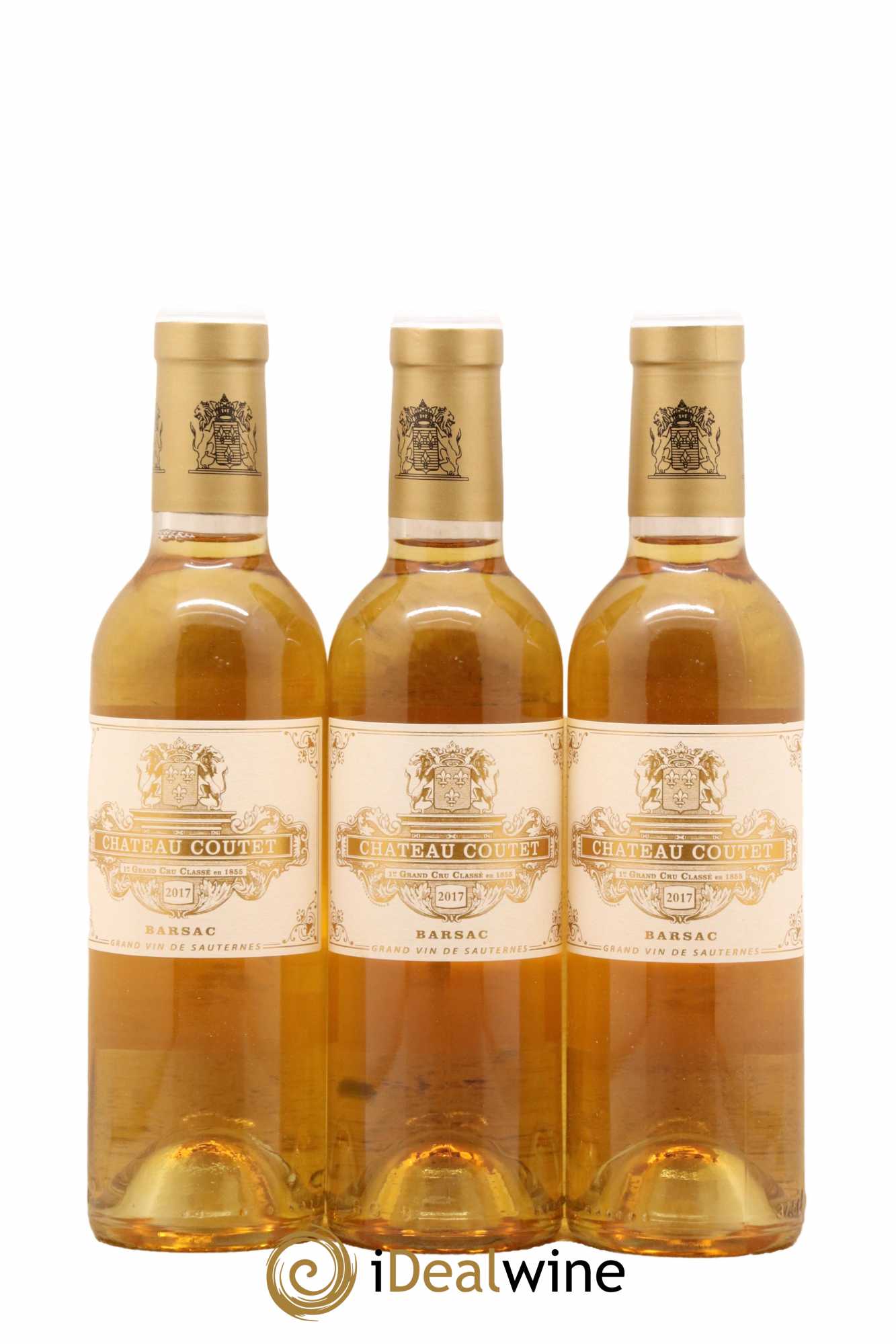 Château Coutet 1er Grand Cru Classé 2017 - Posten von 3 Demi-Flaschen - 0