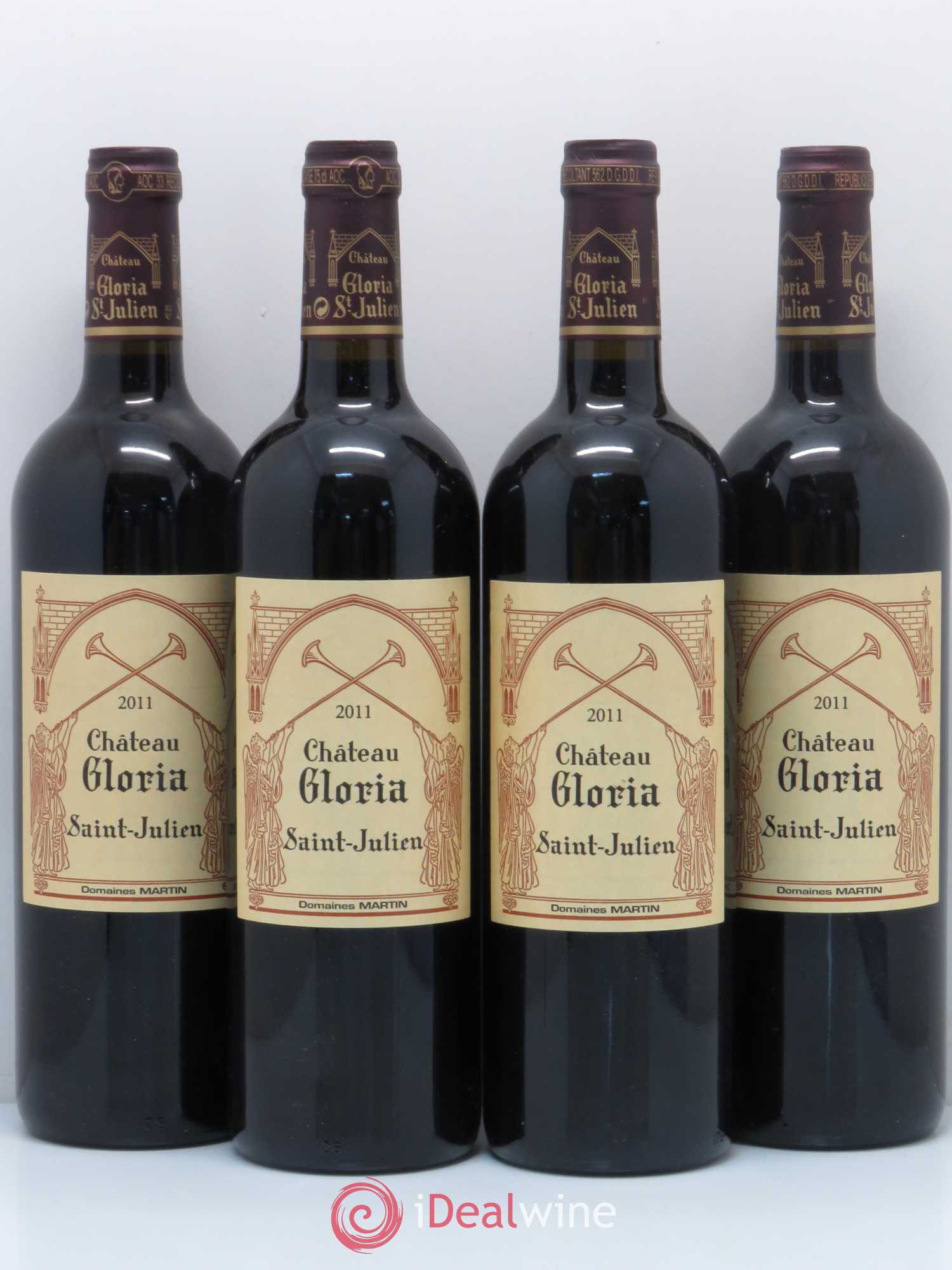 Château Gloria 2011 - Lot de 4 bouteilles - 0