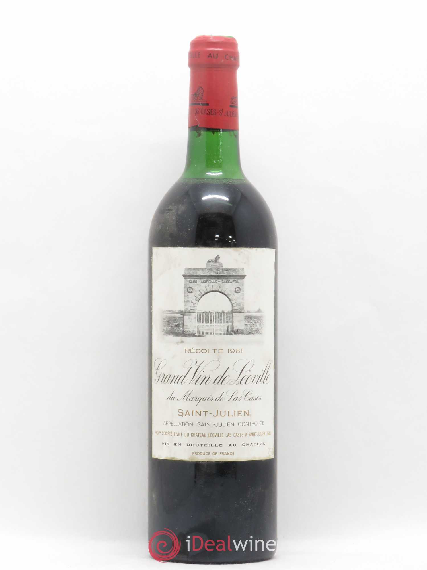 Château Léoville Las Cases 2ème Grand Cru Classé 1981 - Lot de 1 bouteille - 0
