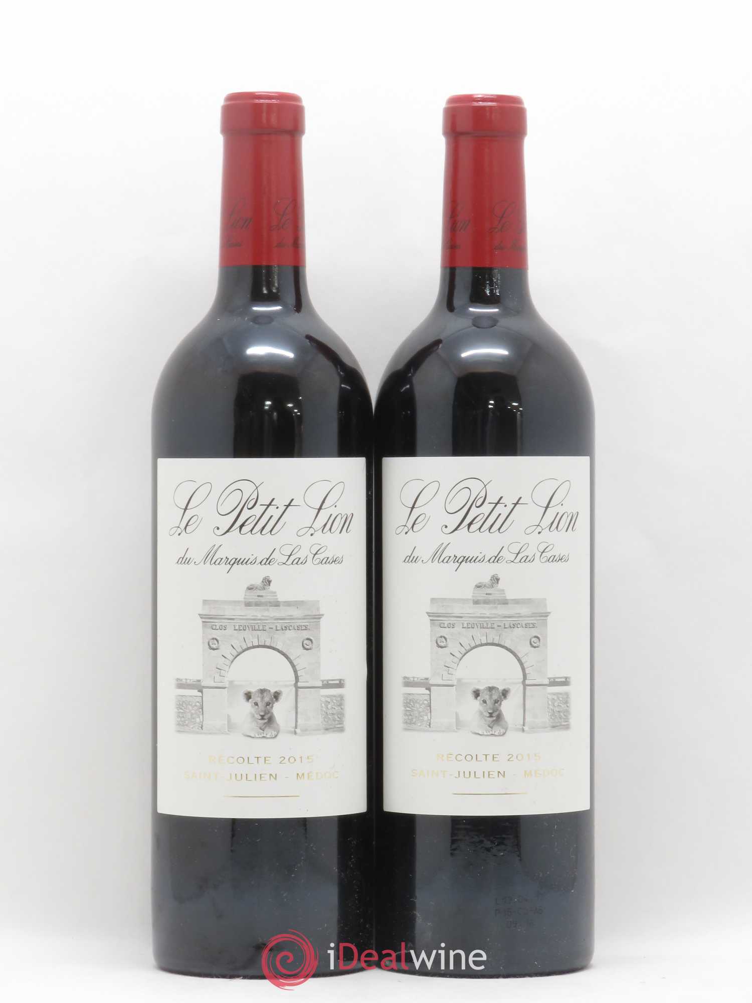 Le Petit Lion du Marquis de Las Cases Second Vin 2015 - Lot de 2 bouteilles - 0