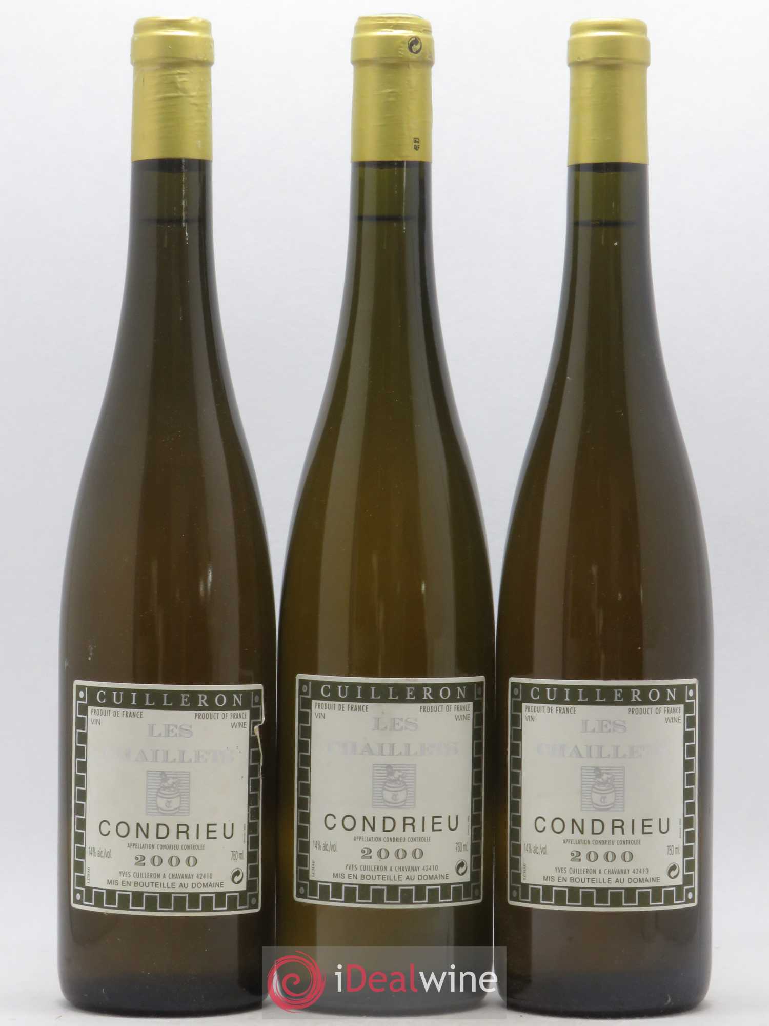 Condrieu Les Chaillets Yves Cuilleron (Domaine) 2000 - Lot de 3 bouteilles - 0