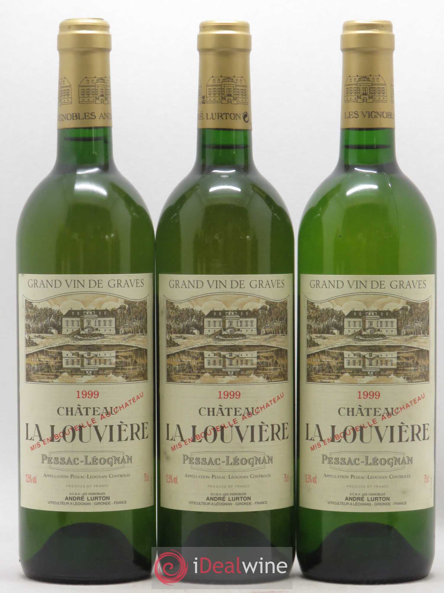 Château la Louvière 1999 - Lot de 6 bouteilles - 1