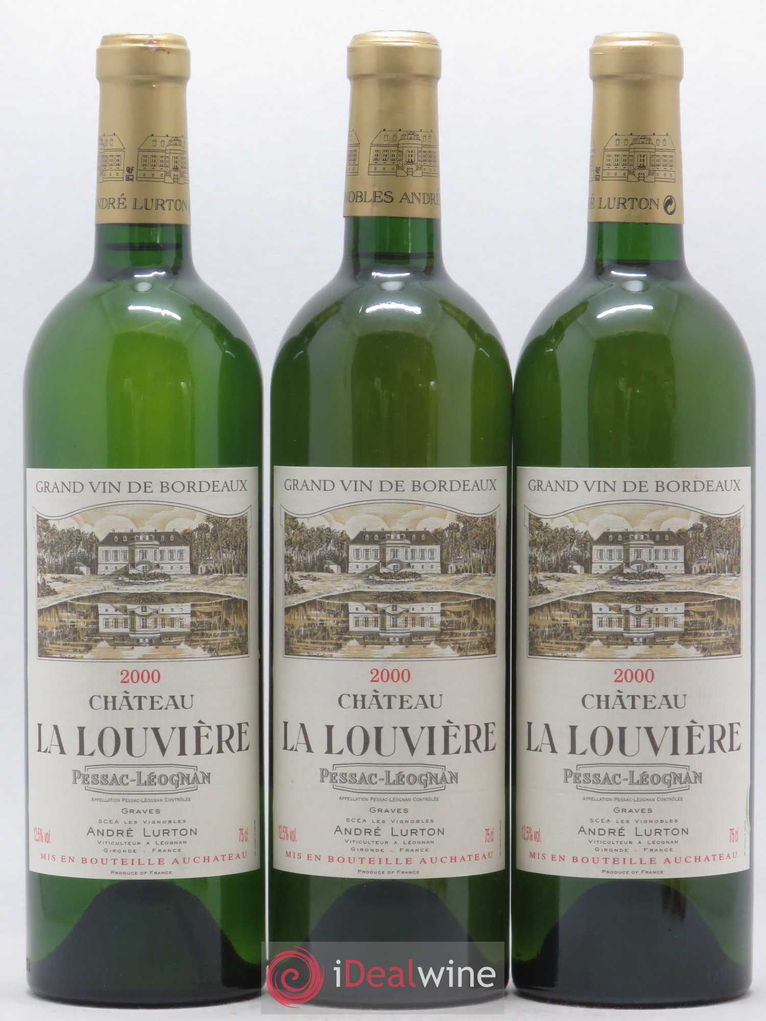 Château la Louvière 2000 - Lot de 6 bouteilles - 1