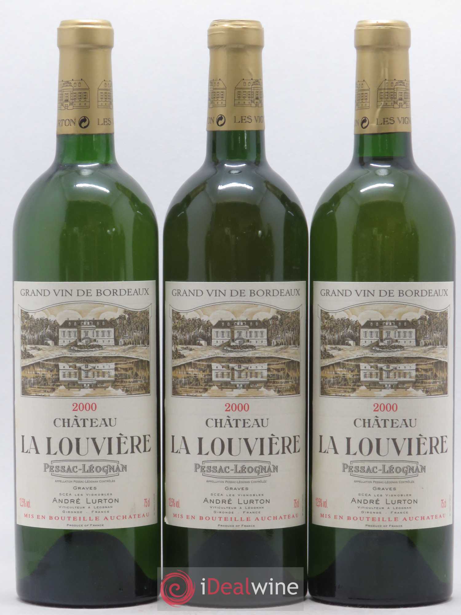Château la Louvière 2000 - Lot de 6 bouteilles - 2