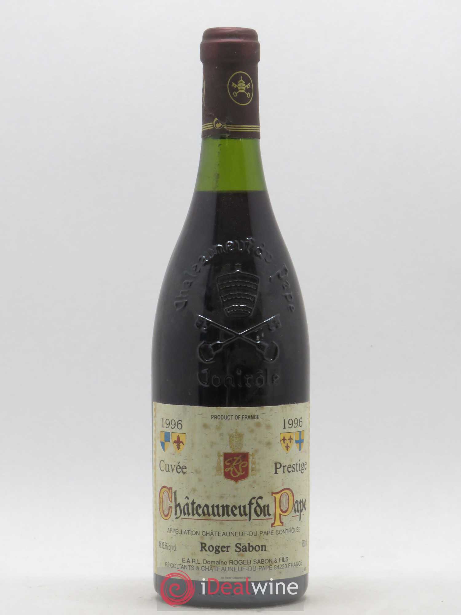 Châteauneuf-du-Pape Cuvée Prestige Roger Sabon (Domaine) 1996 - Lot de 1 bouteille - 0