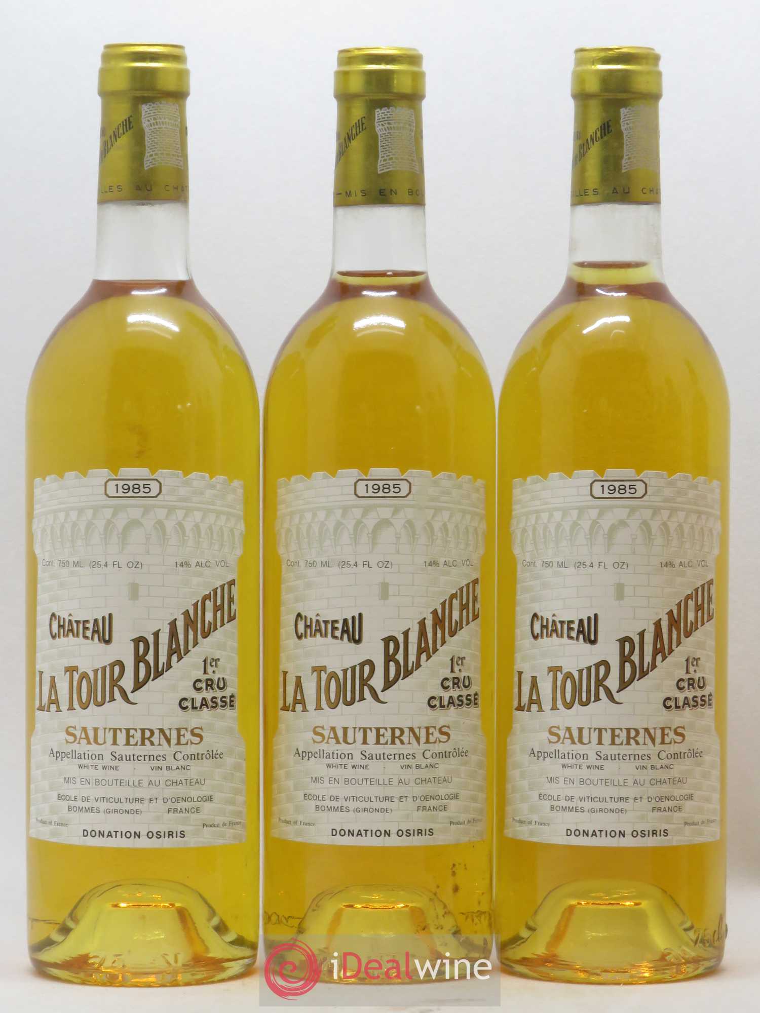 Château la Tour Blanche 1er Grand Cru Classé 1985 - Lotto di 6 bottiglie - 1