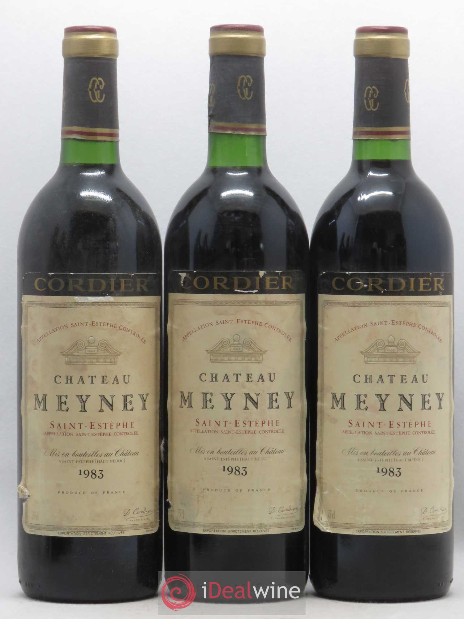 Château Meyney 1983 - Lot de 6 bouteilles - 1