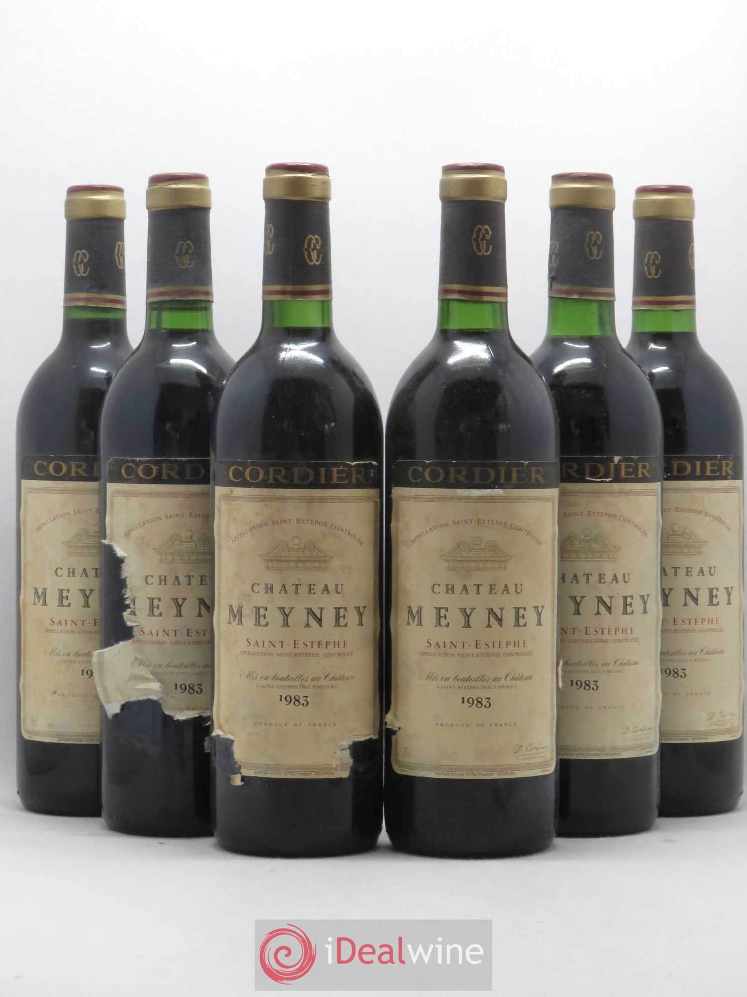 Château Meyney 1983 - Lot de 6 bouteilles - 0