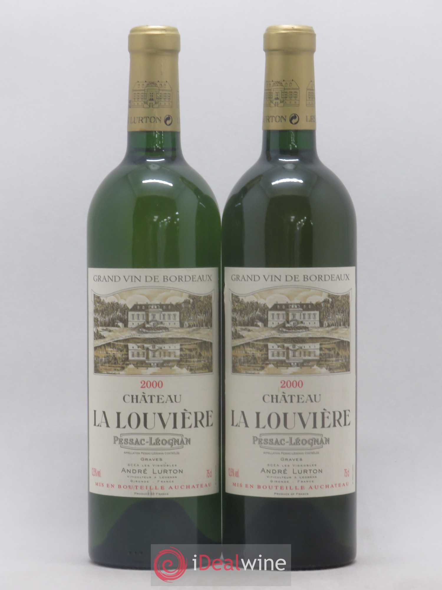 Château la Louvière 2000 - Lot de 2 bouteilles - 0