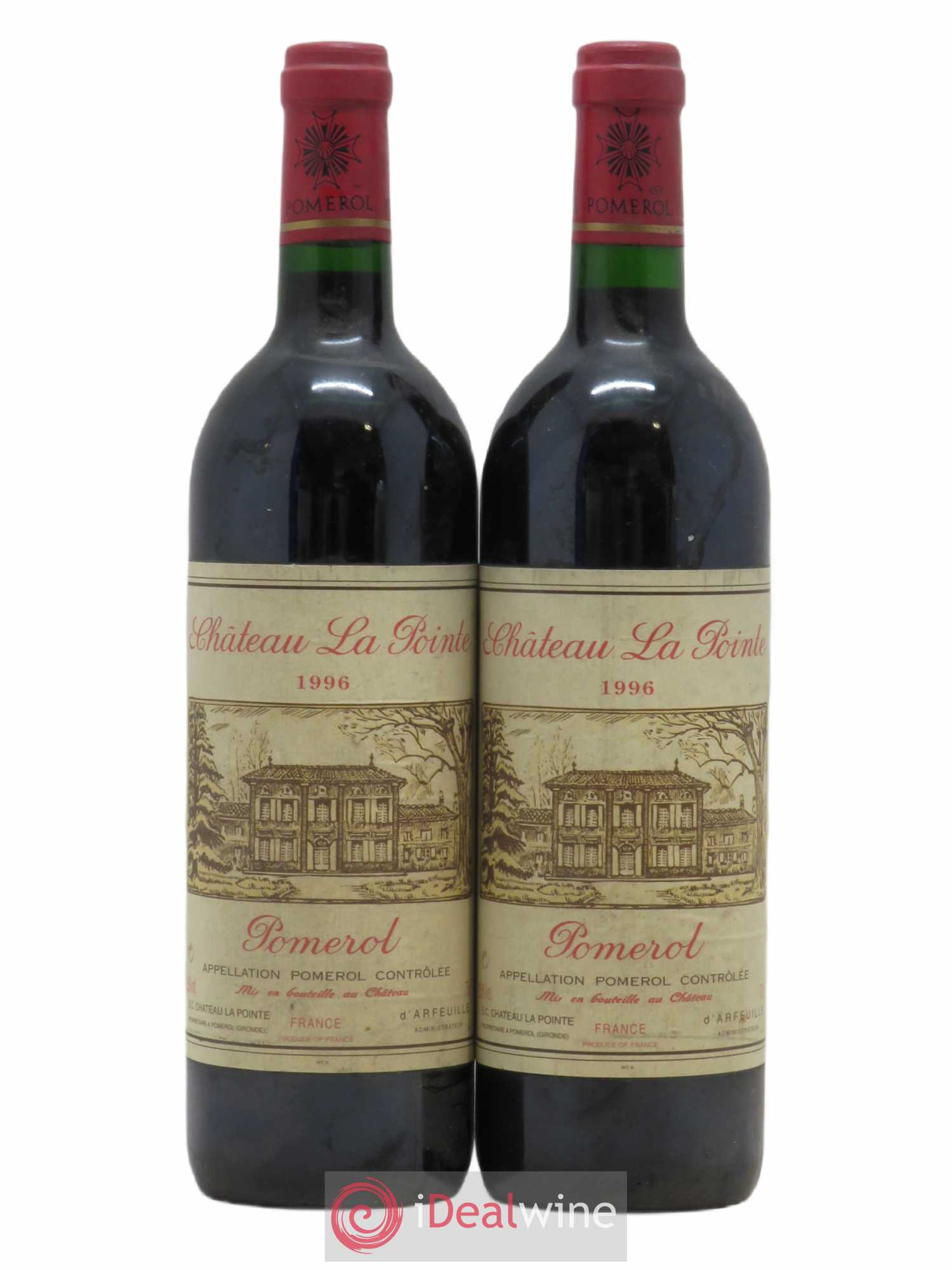 Château la Pointe 1996 - Lot de 2 bouteilles - 0