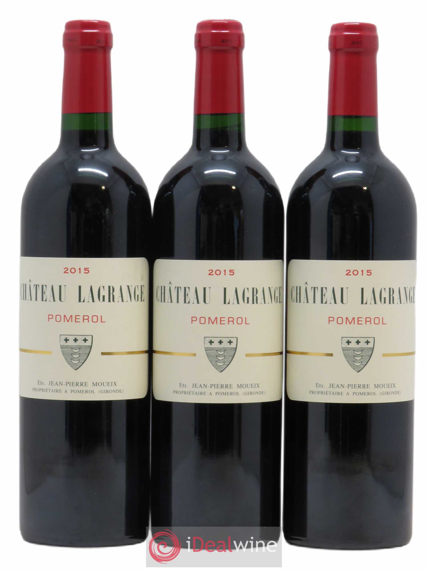 Château Lagrange à Pomerol 2015 - Lot de 3 bouteilles - 0