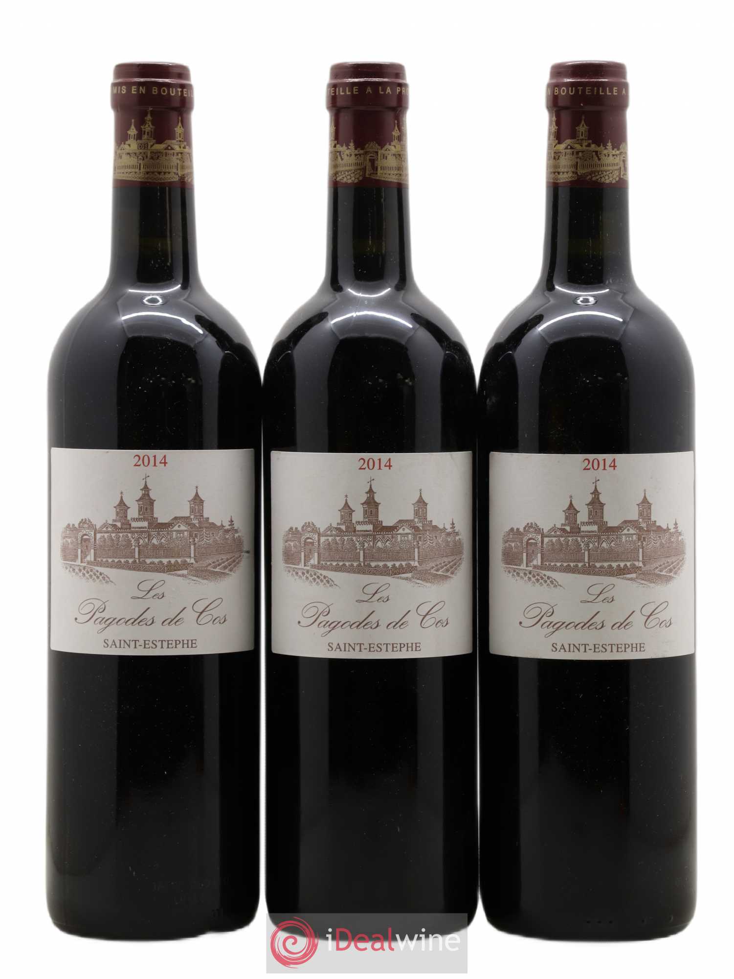Les Pagodes de Cos Second Vin 2014 - Lot de 3 bouteilles - 0