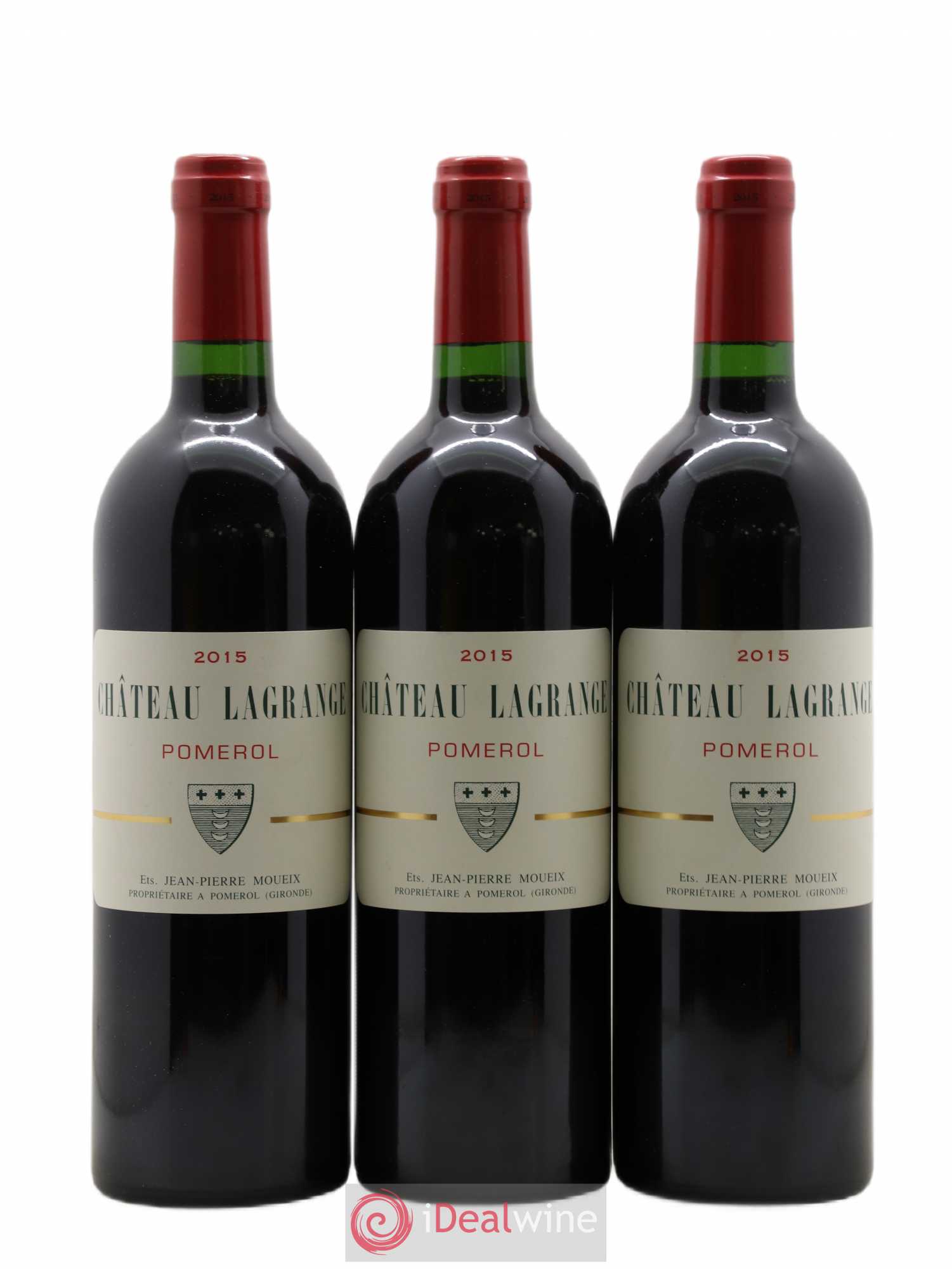 Pomerol Château Lagrange 2015 - Lot de 3 bouteilles - 0