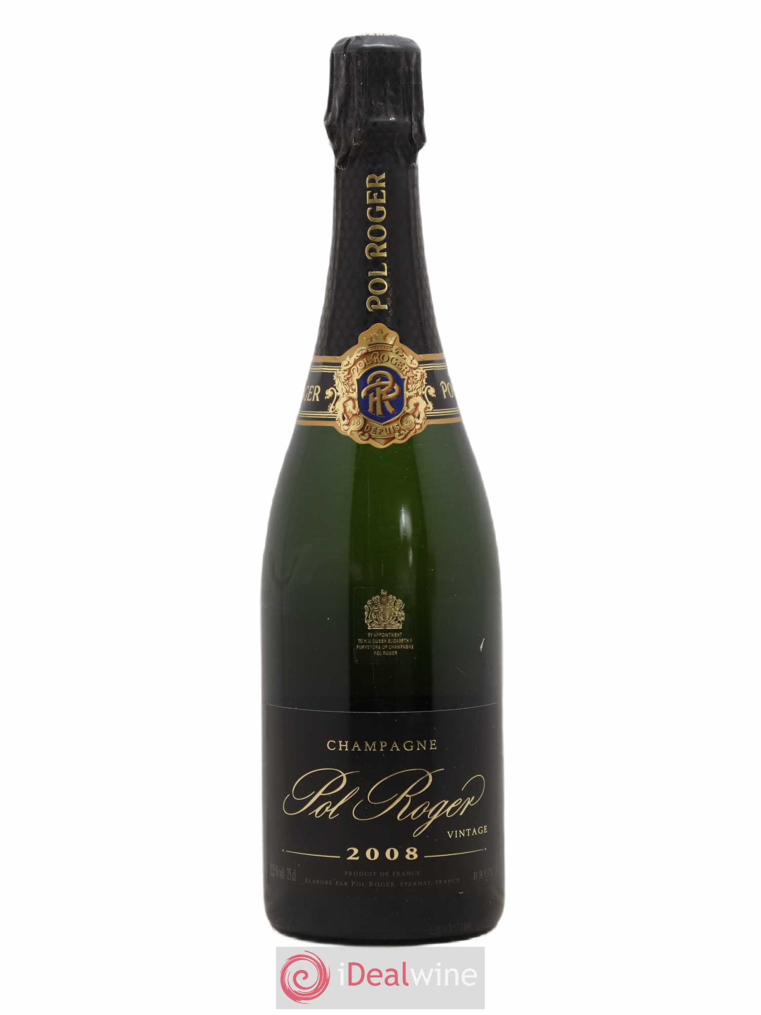Brut Vintage Pol Roger 2008 - Lot de 1 bouteille - 0