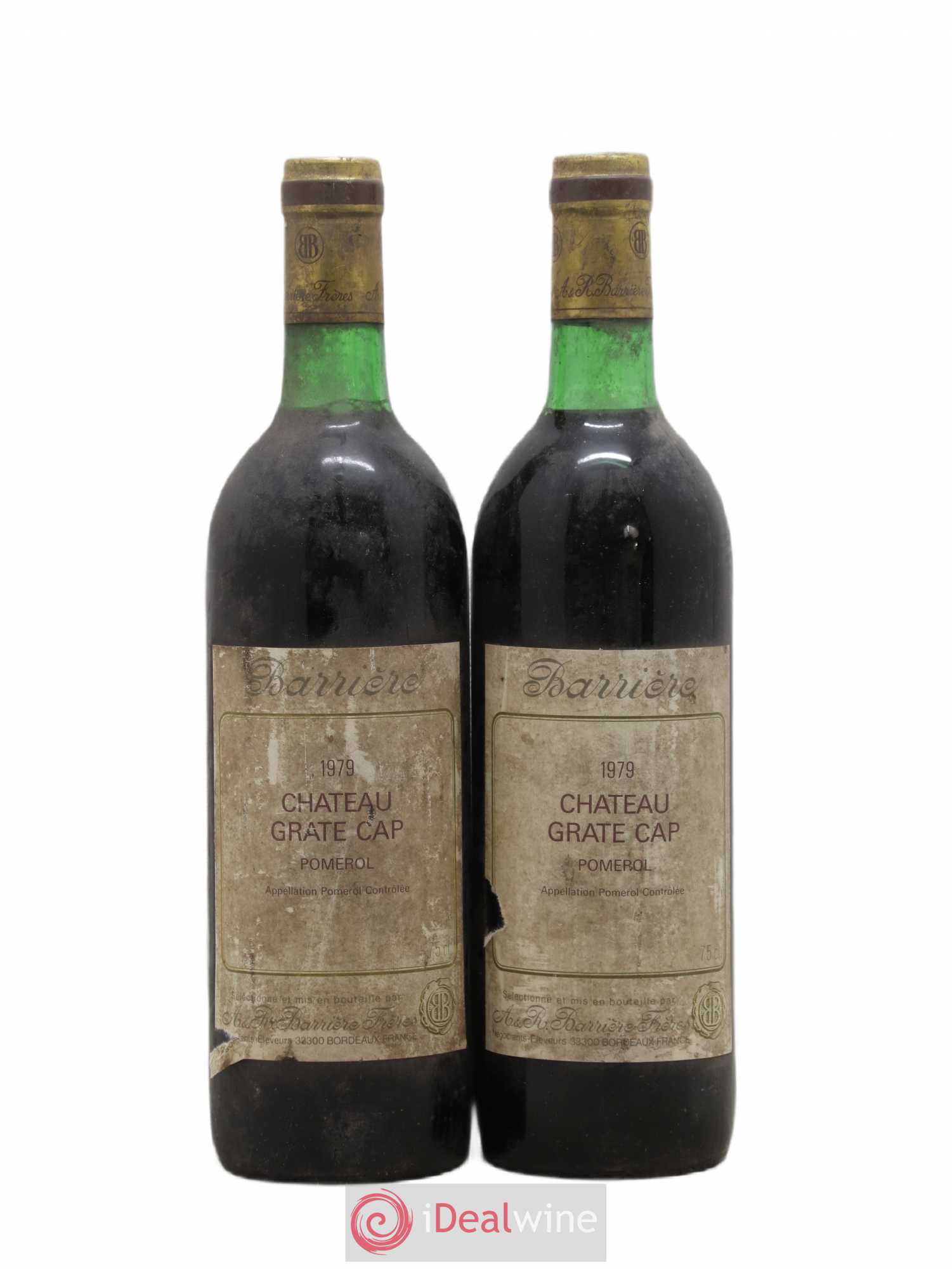 Château Grate-Cap 1979 - Lot de 2 bouteilles - 0