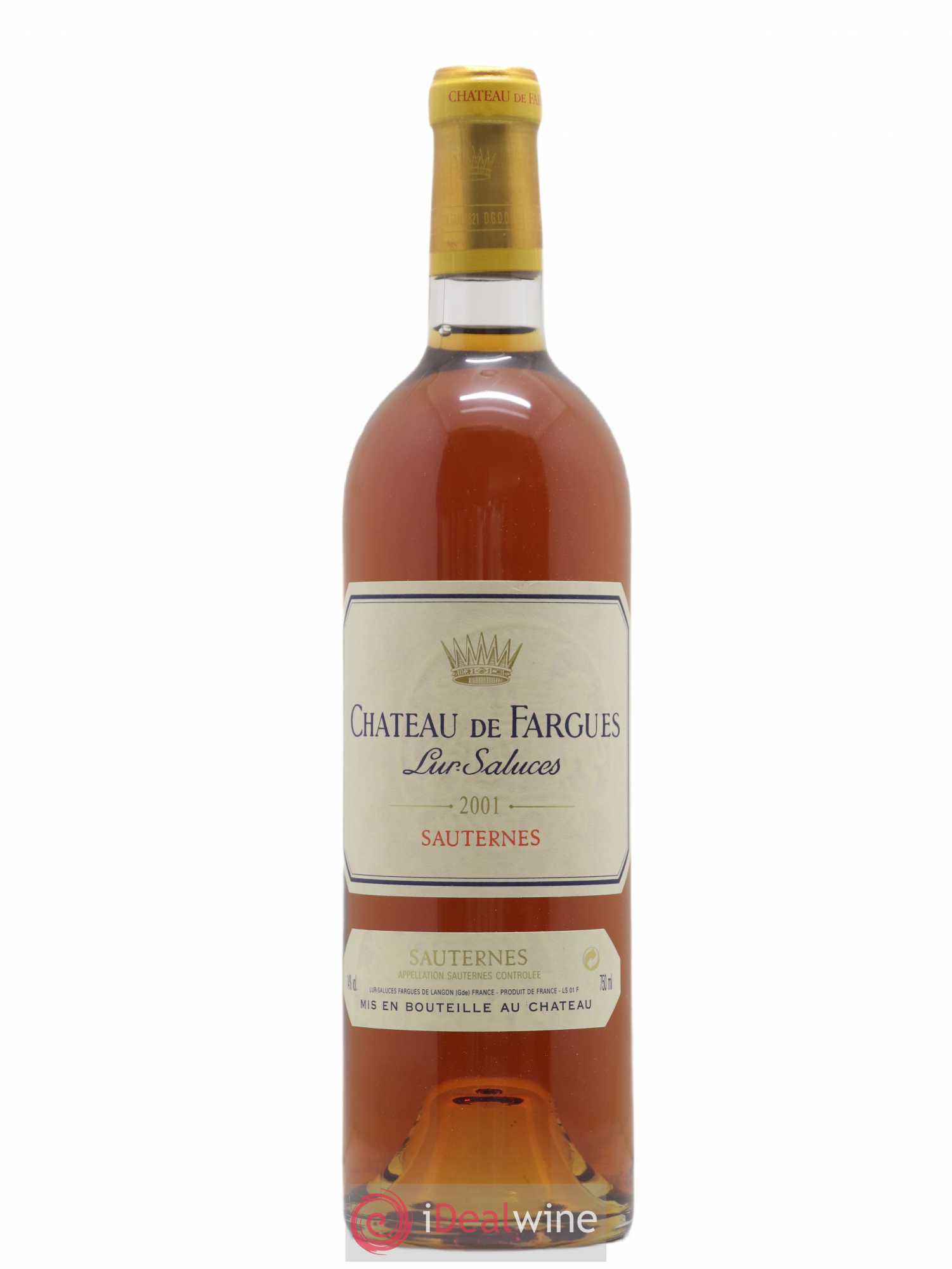 Château de Fargues 2001 - Lotto di 1 bottiglia - 0