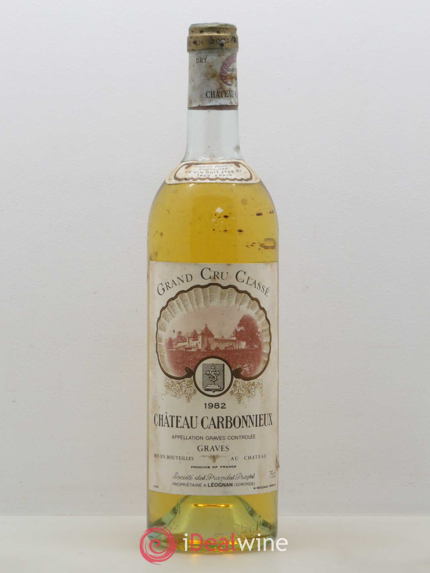 Château Carbonnieux Cru Classé de Graves 1982 - Lot de 1 bouteille - 0