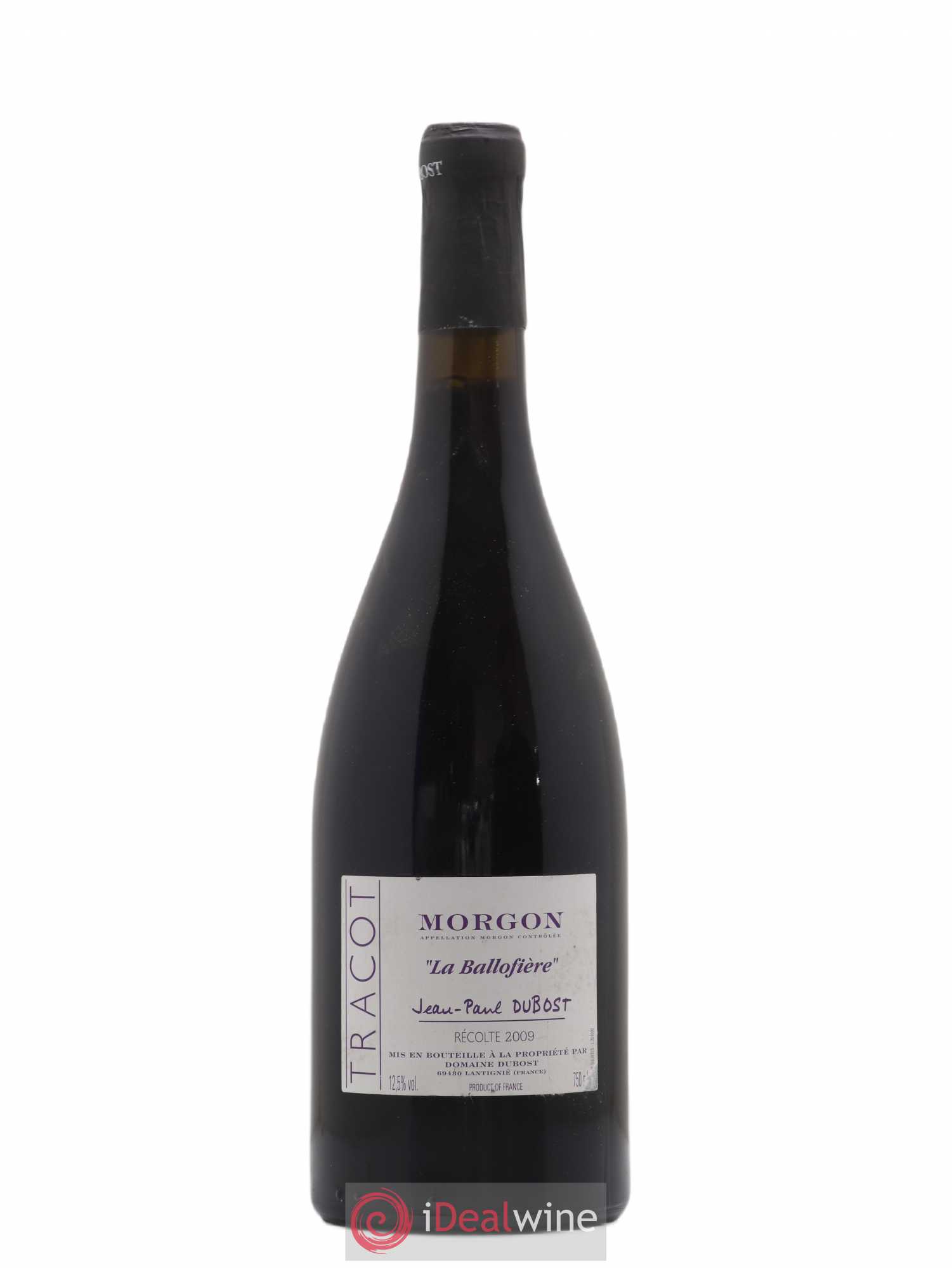 Morgon La Ballofière Domaine Jean-Paul Dubost 2009 - Lot de 1 bouteille - 0