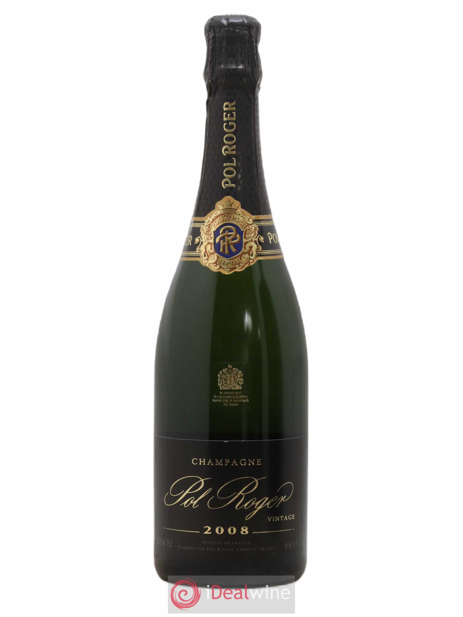 Brut Vintage Pol Roger 2008 - Lot de 1 bouteille - 1