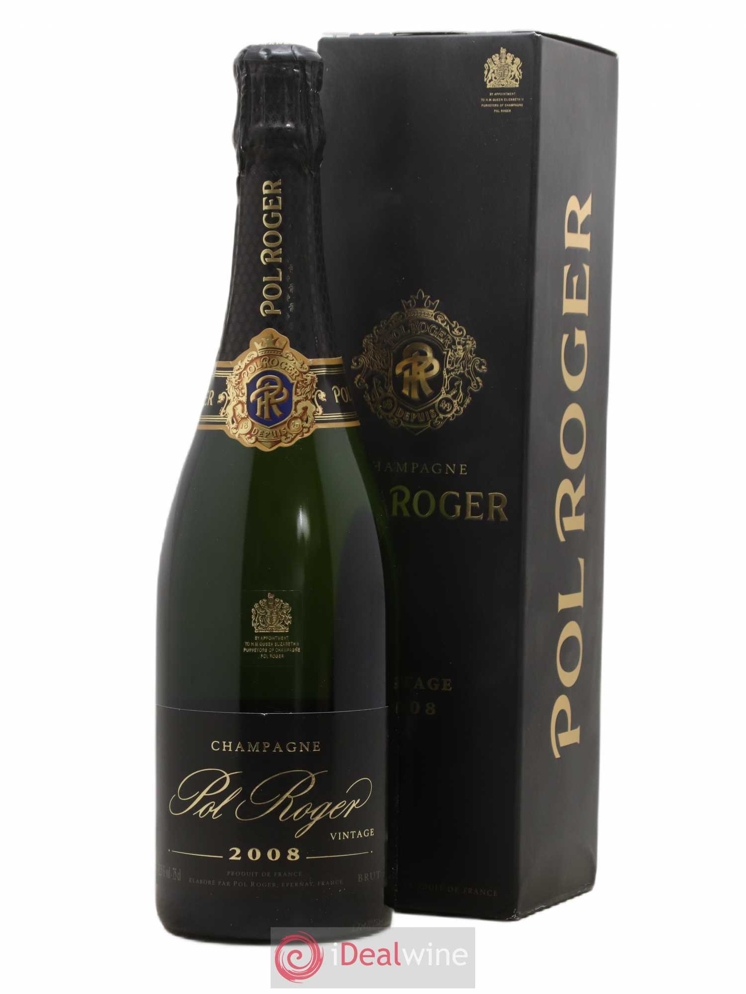 Brut Vintage Pol Roger 2008 - Lot de 1 bouteille - 0