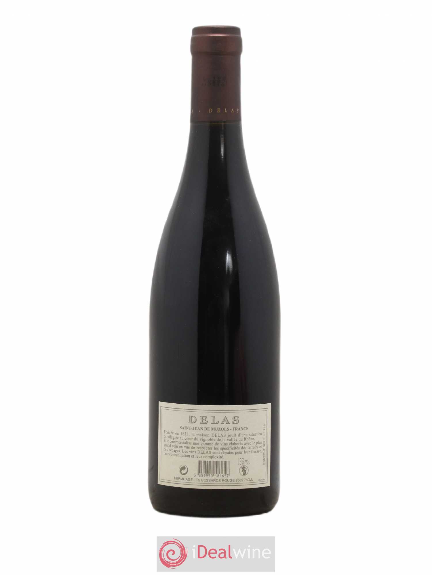 Hermitage Les Bessards Delas Frères 2005 - Lot de 1 bouteille - 1