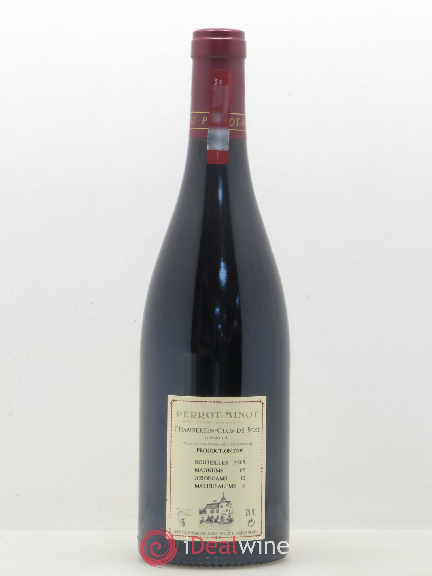 Chambertin Clos de Bèze Grand Cru Vieilles vignes Perrot-Minot 2009 - Lot de 1 bouteille - 1