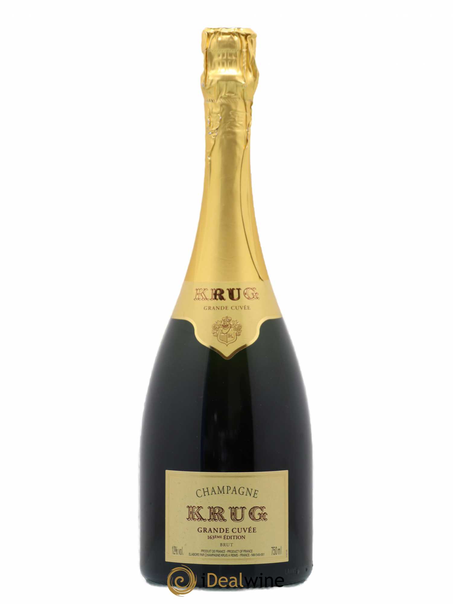 Grande Cuvée - 163ème édition Krug Brut - Lot de 1 bouteille - 0