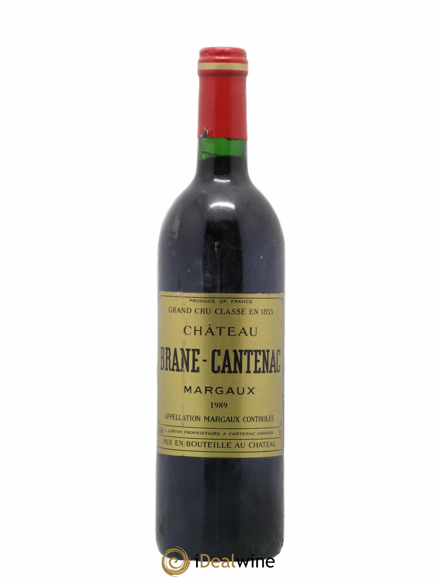 Château Brane Cantenac 2ème Grand Cru Classé 1989 - Lot de 1 bouteille - 0