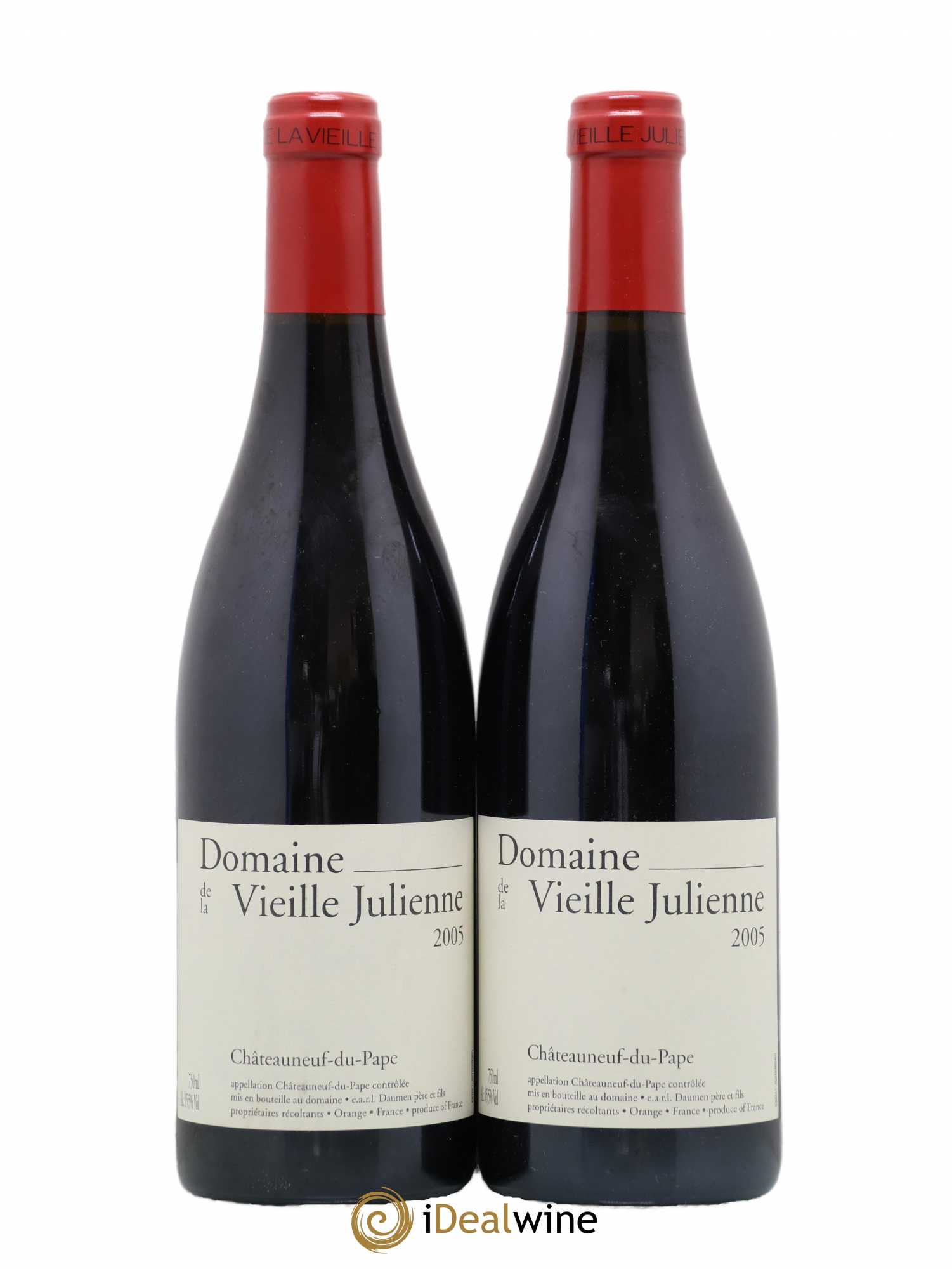 Châteauneuf-du-Pape Vieille Julienne (Domaine de la) Jean-Paul Daumen 2005 - Lot de 2 bouteilles - 0